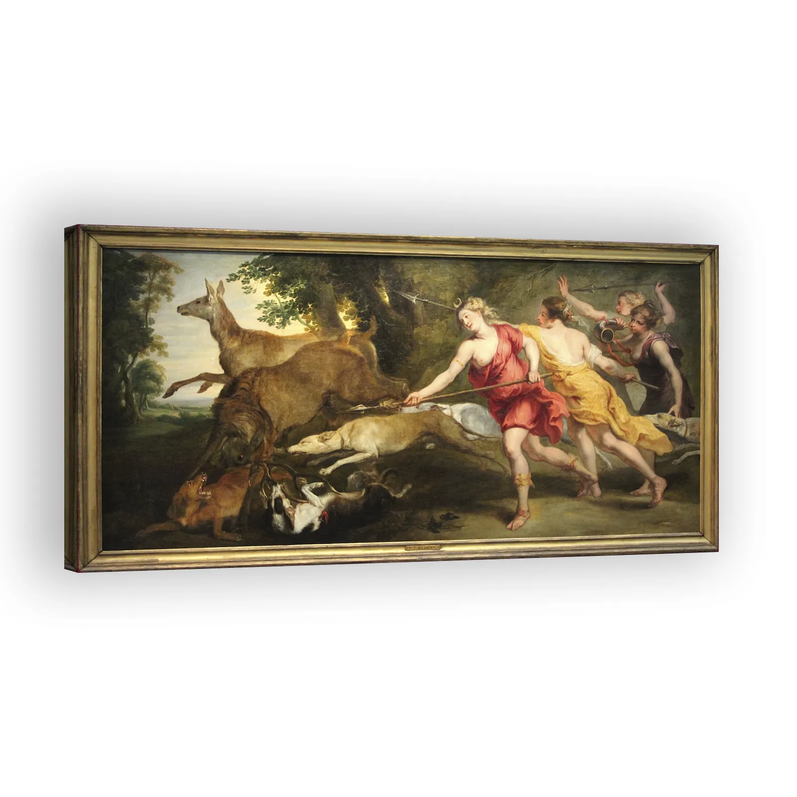 Diana and Nymphs Hunting by Peter Paul Rubens - view 2 thumbnail