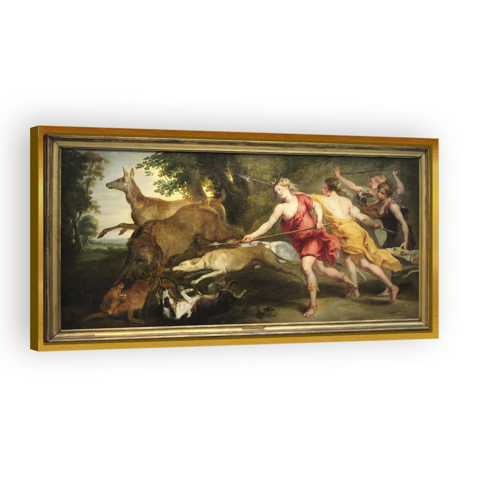 Diana and Nymphs Hunting by Peter Paul Rubens - view 3 thumbnail