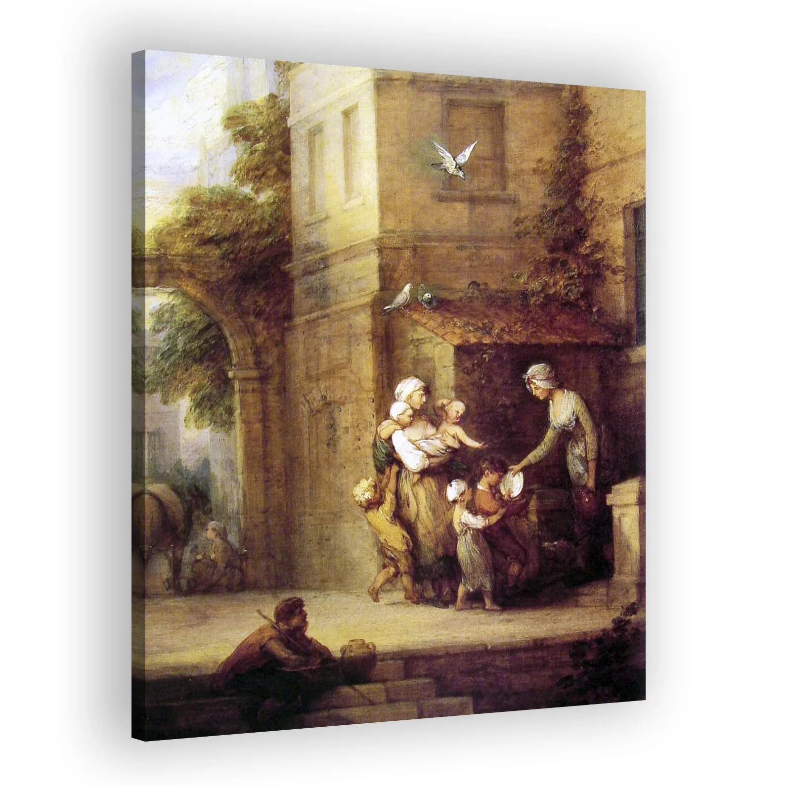 Charity Relieving Distress by Thomas Gainsborough - view 2 thumbnail