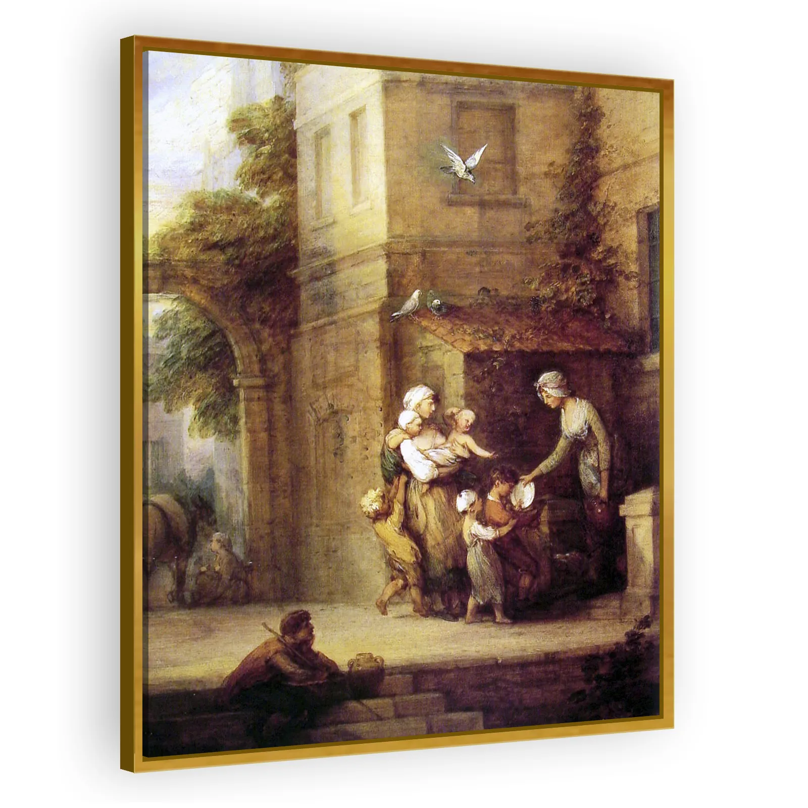Charity Relieving Distress by Thomas Gainsborough - view 3 thumbnail
