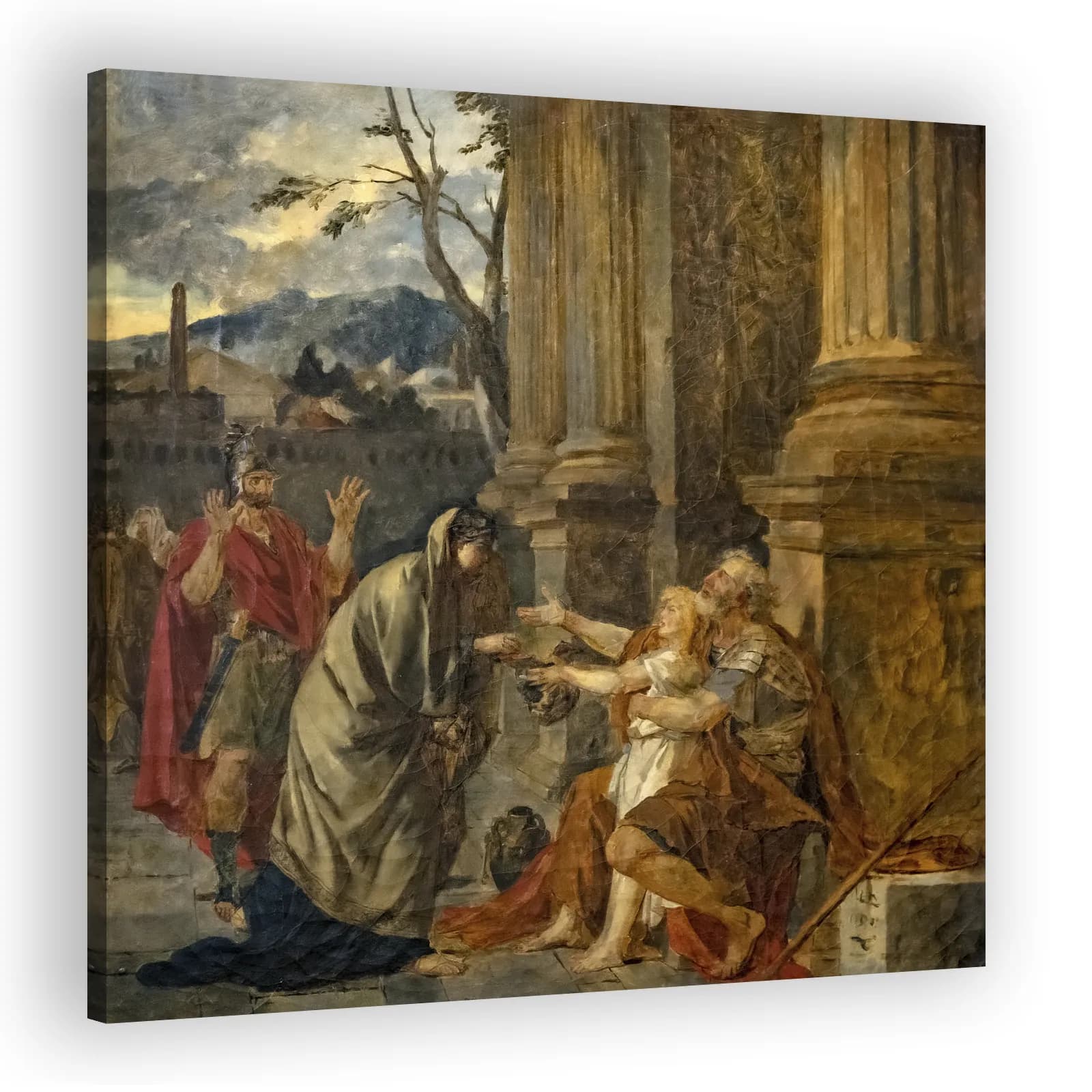 Bélisaire reconnu par un soldat by Jacques Louis David - view 2 thumbnail