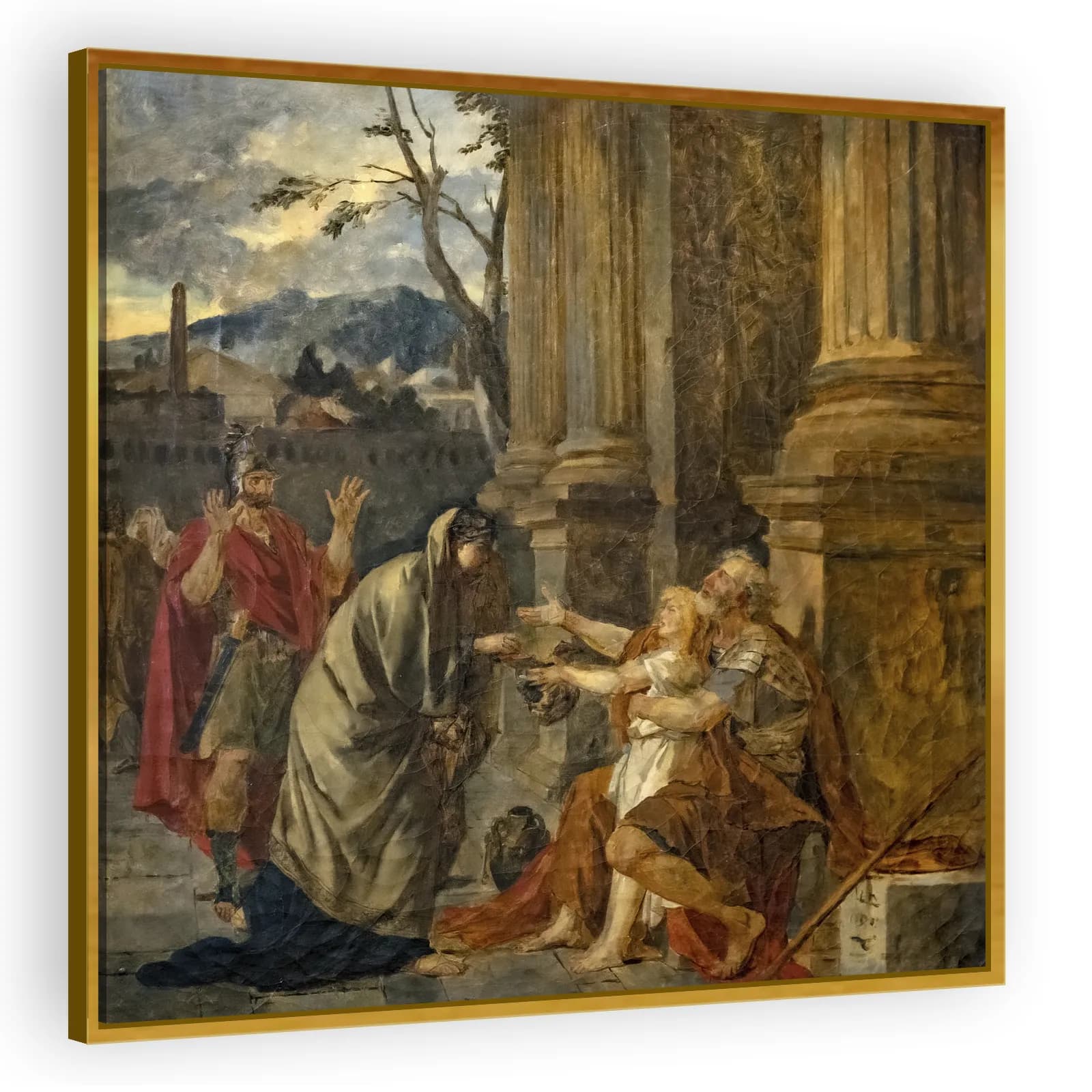 Bélisaire reconnu par un soldat by Jacques Louis David - view 3 thumbnail