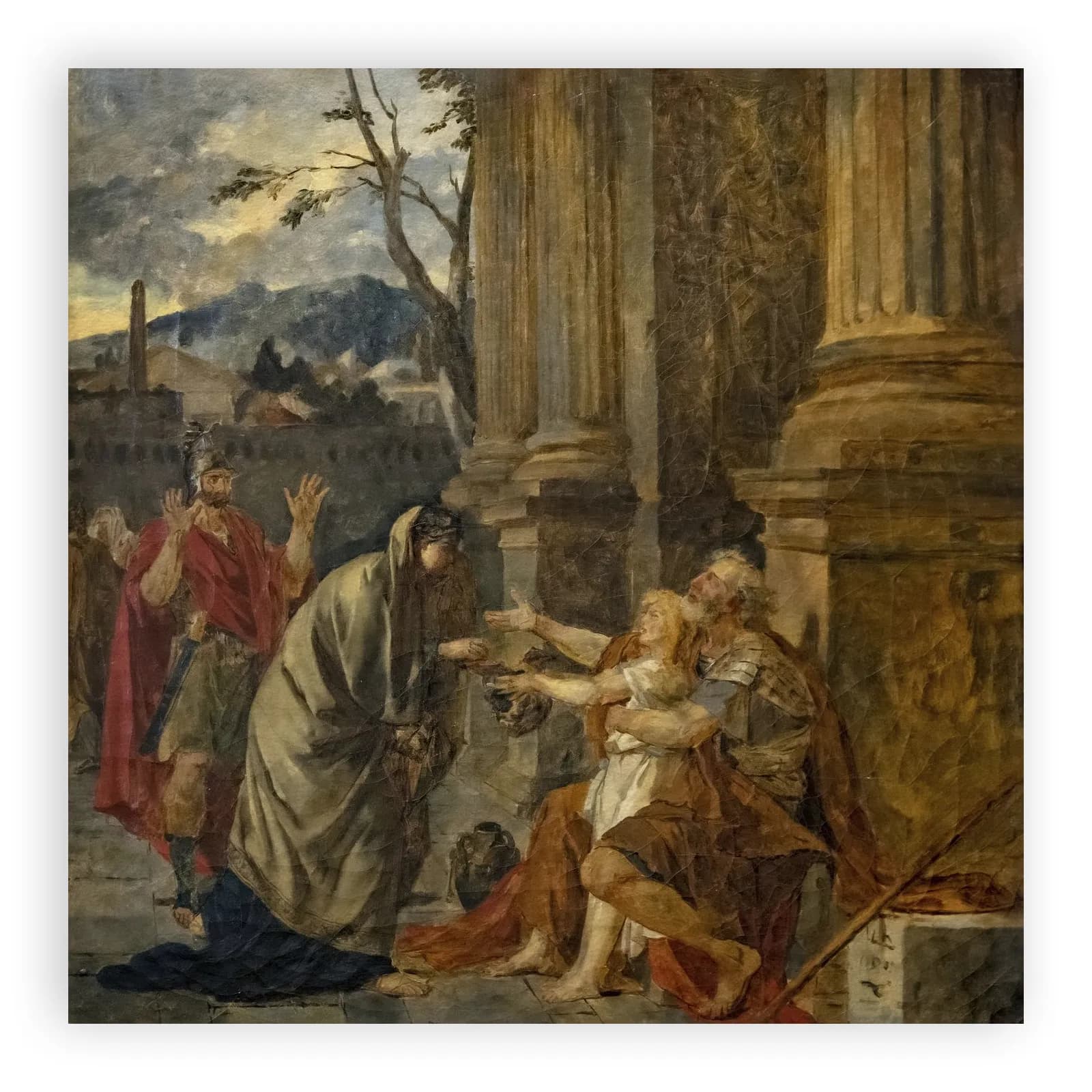 Bélisaire reconnu par un soldat by Jacques Louis David - view 6 thumbnail