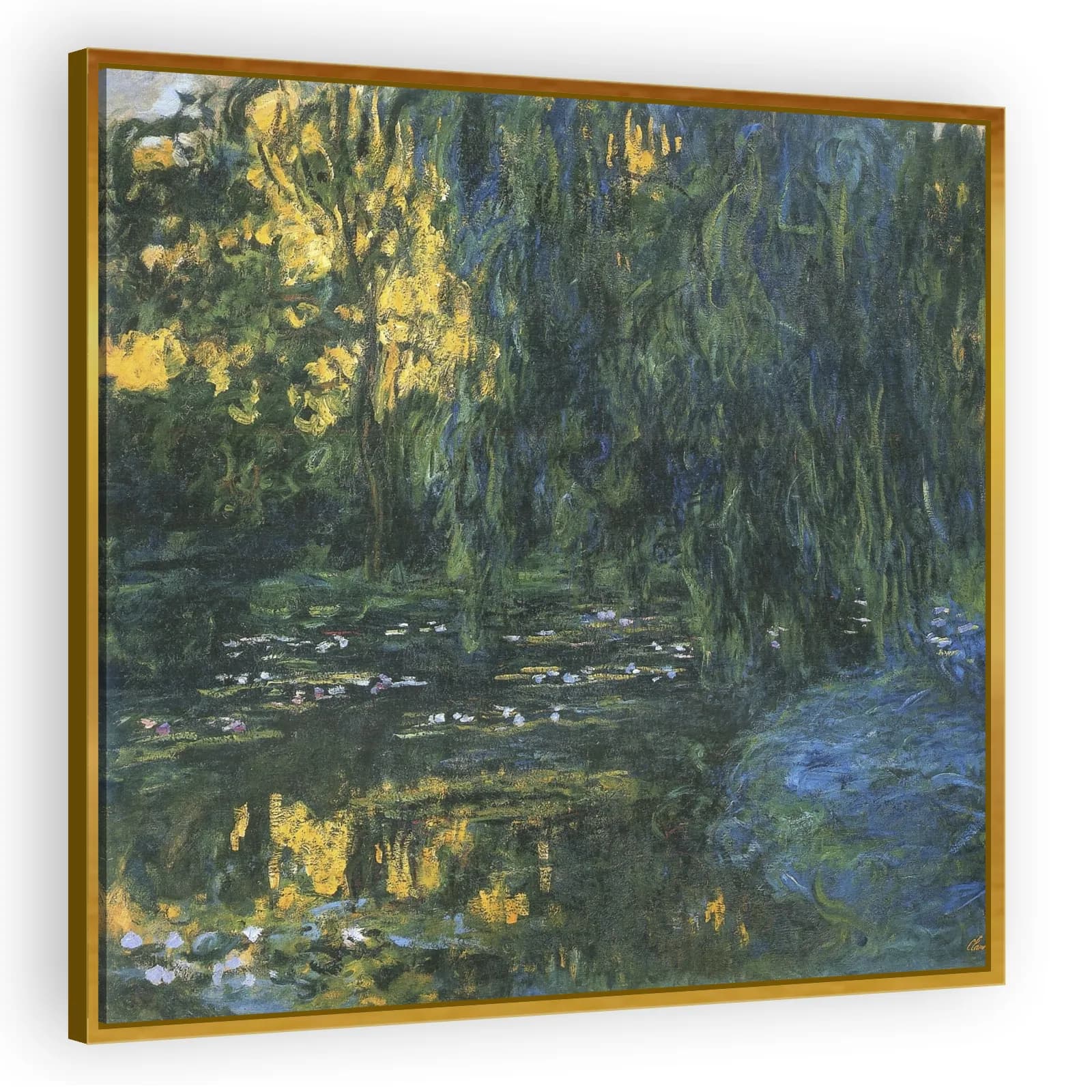 Water-Lily Pond and Weeping Willow by Claude Monet - view 3 thumbnail
