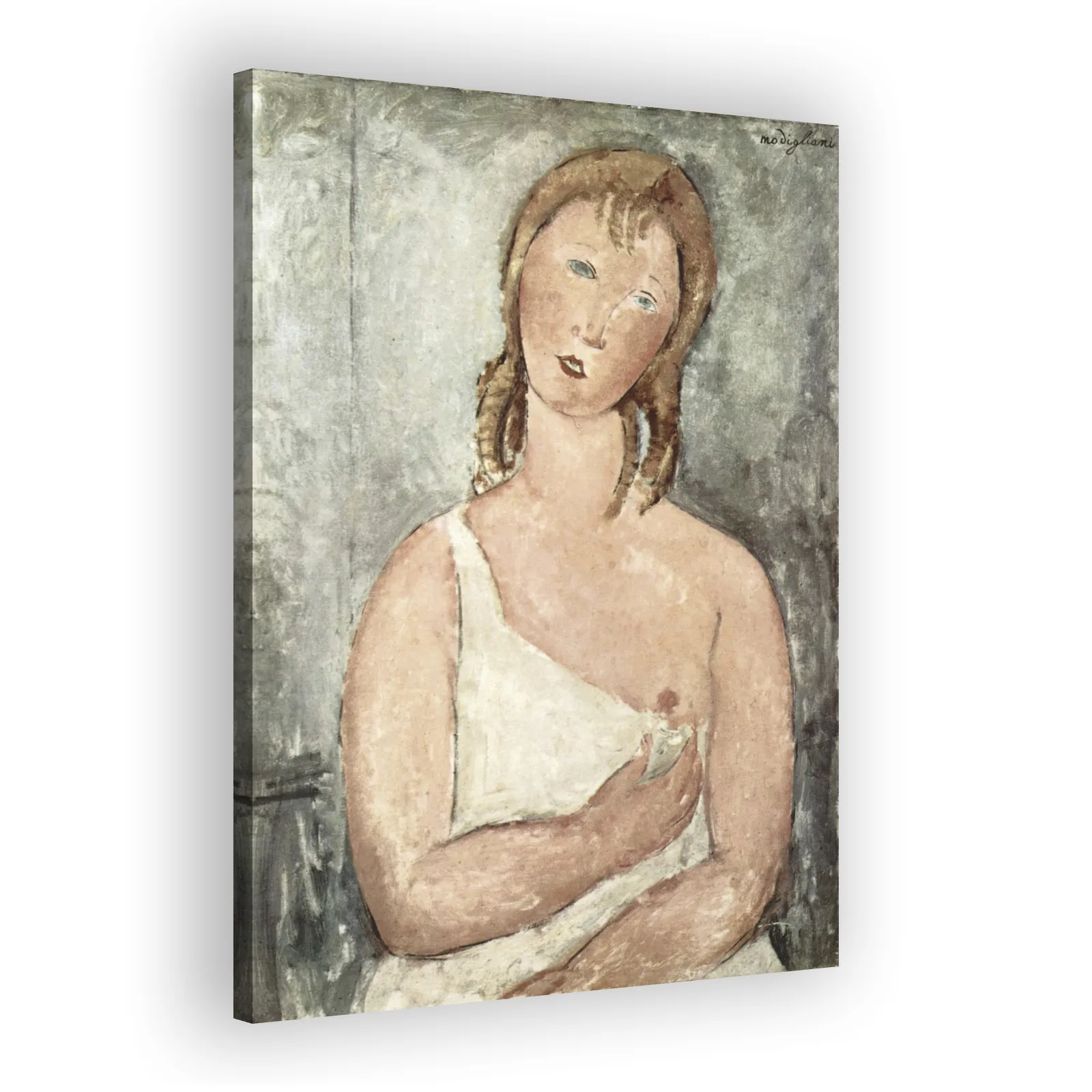 Girl in the Shirt (Red-haired Girl) by Amedeo Modigliani - view 2 thumbnail