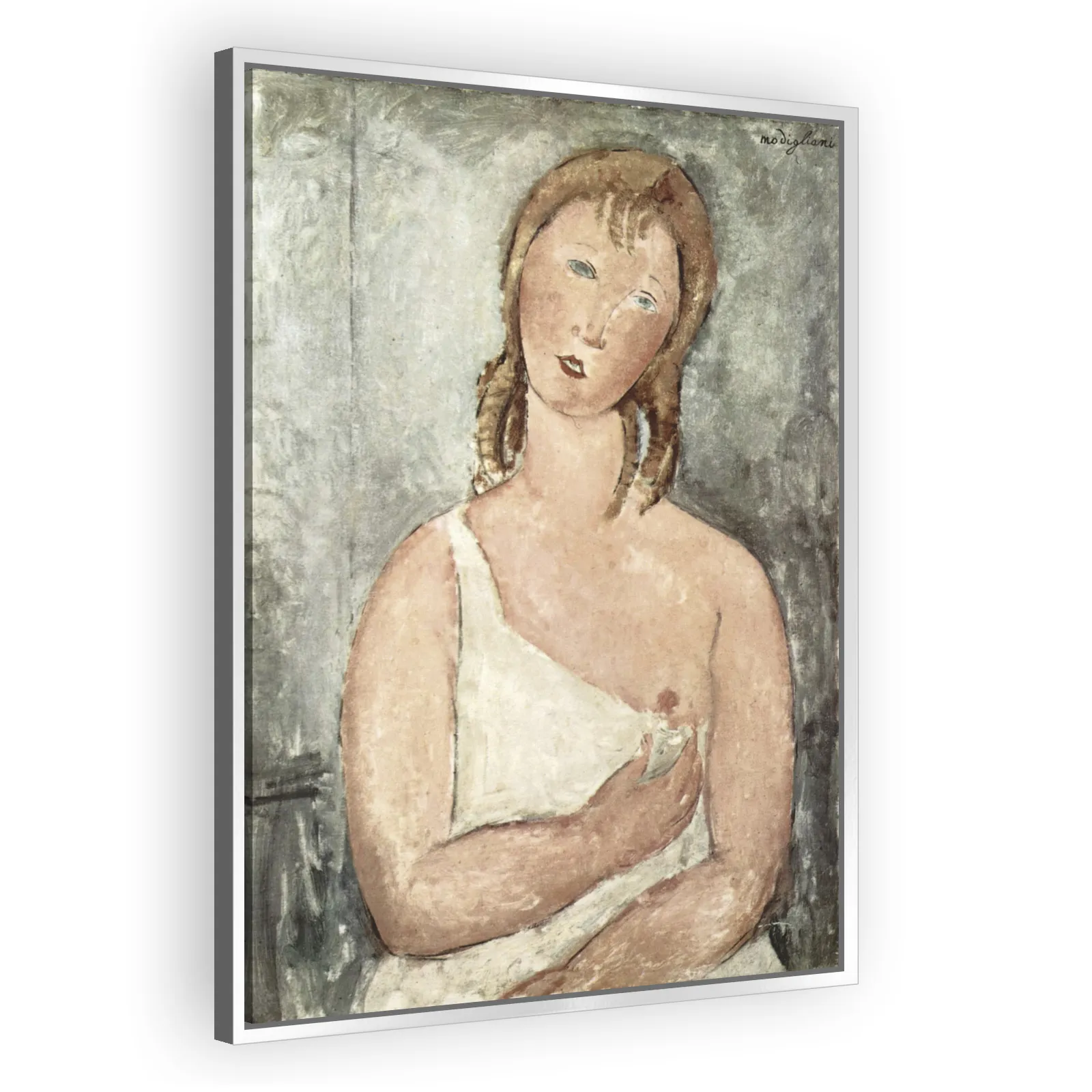 Girl in the Shirt (Red-haired Girl) by Amedeo Modigliani - view 4 thumbnail