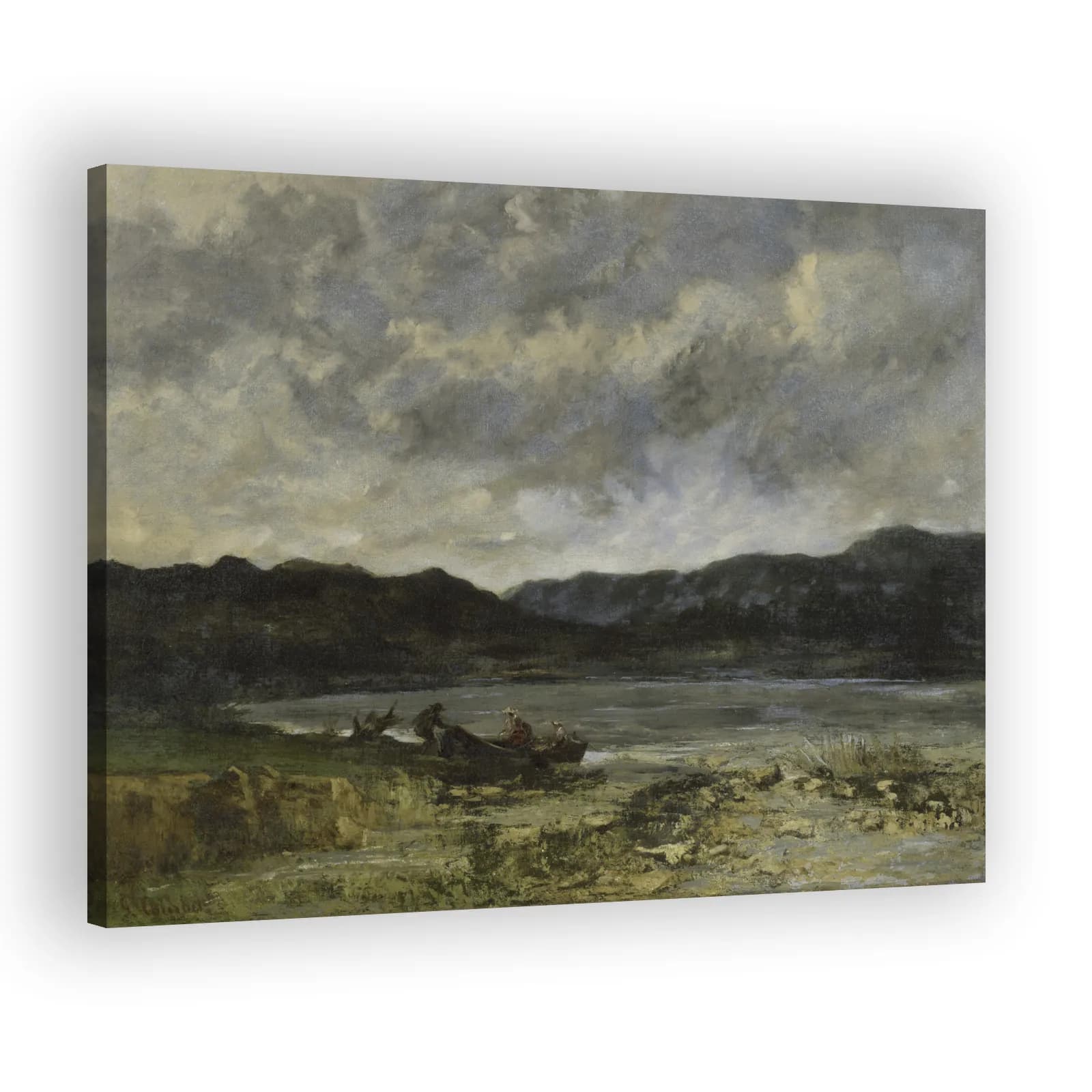 The Lake near Saint-Point by Gustave Courbet - view 2 thumbnail