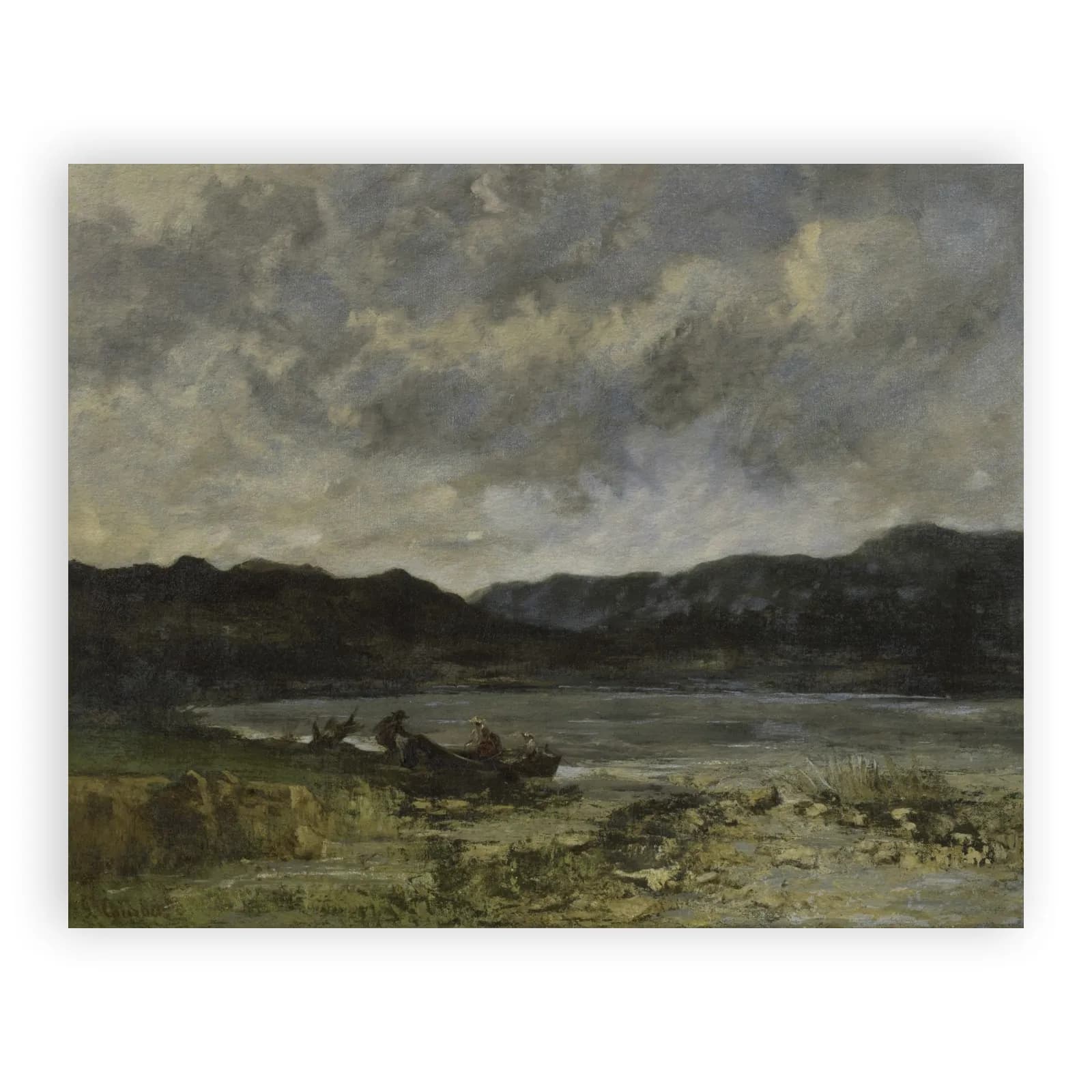 The Lake near Saint-Point by Gustave Courbet - view 6 thumbnail