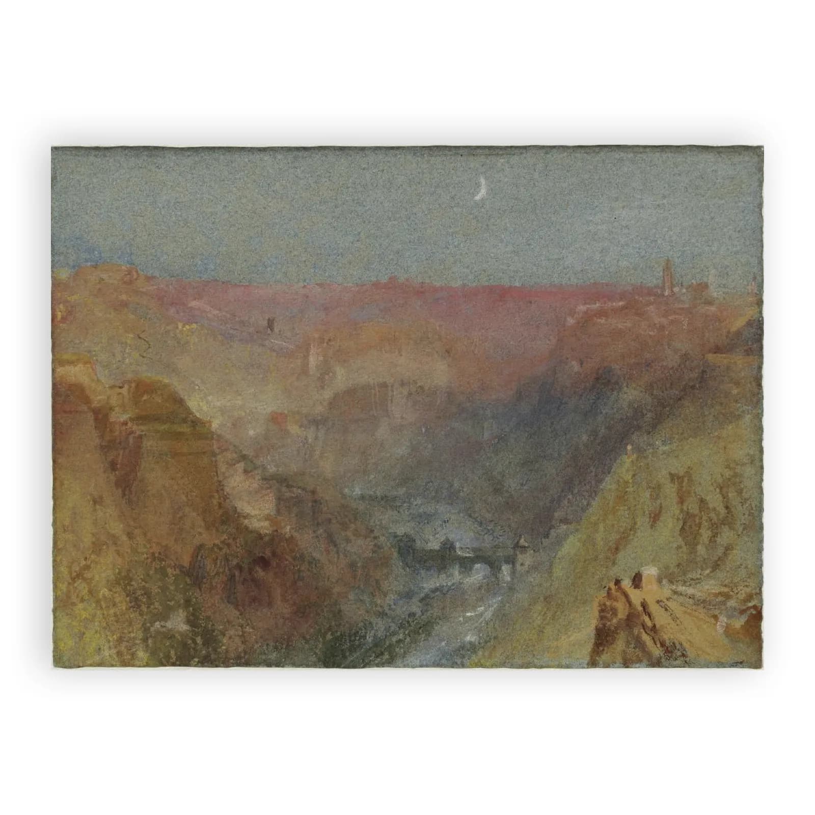Luxembourg from the Alzette Valley to the North by J M W Turner - view 6 thumbnail