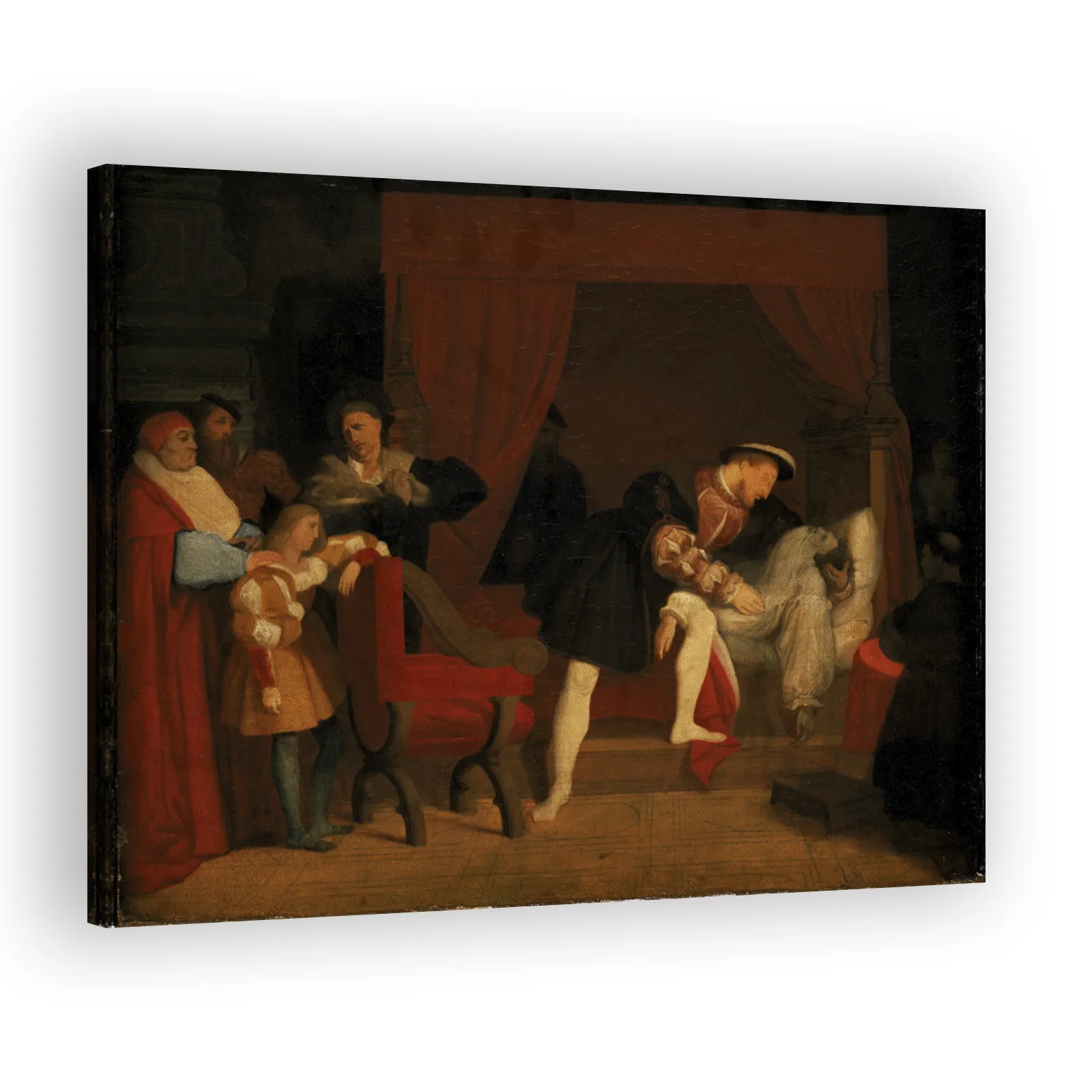 The Death of Leonardo da Vinci by Jean Auguste Dominique Ingres - view 2 thumbnail