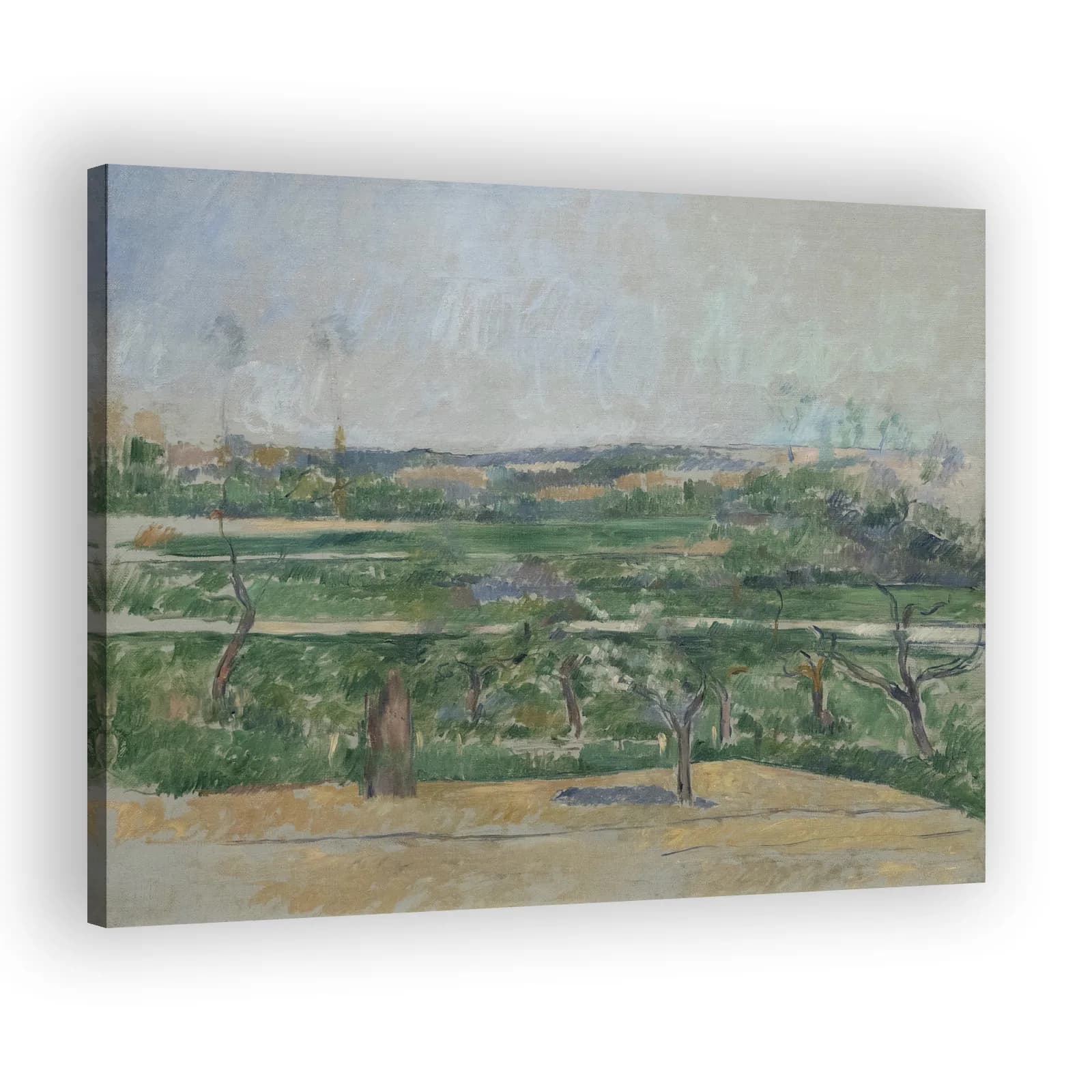 Paysage à Aix-en-Provence by Paul Cezanne - view 2 thumbnail