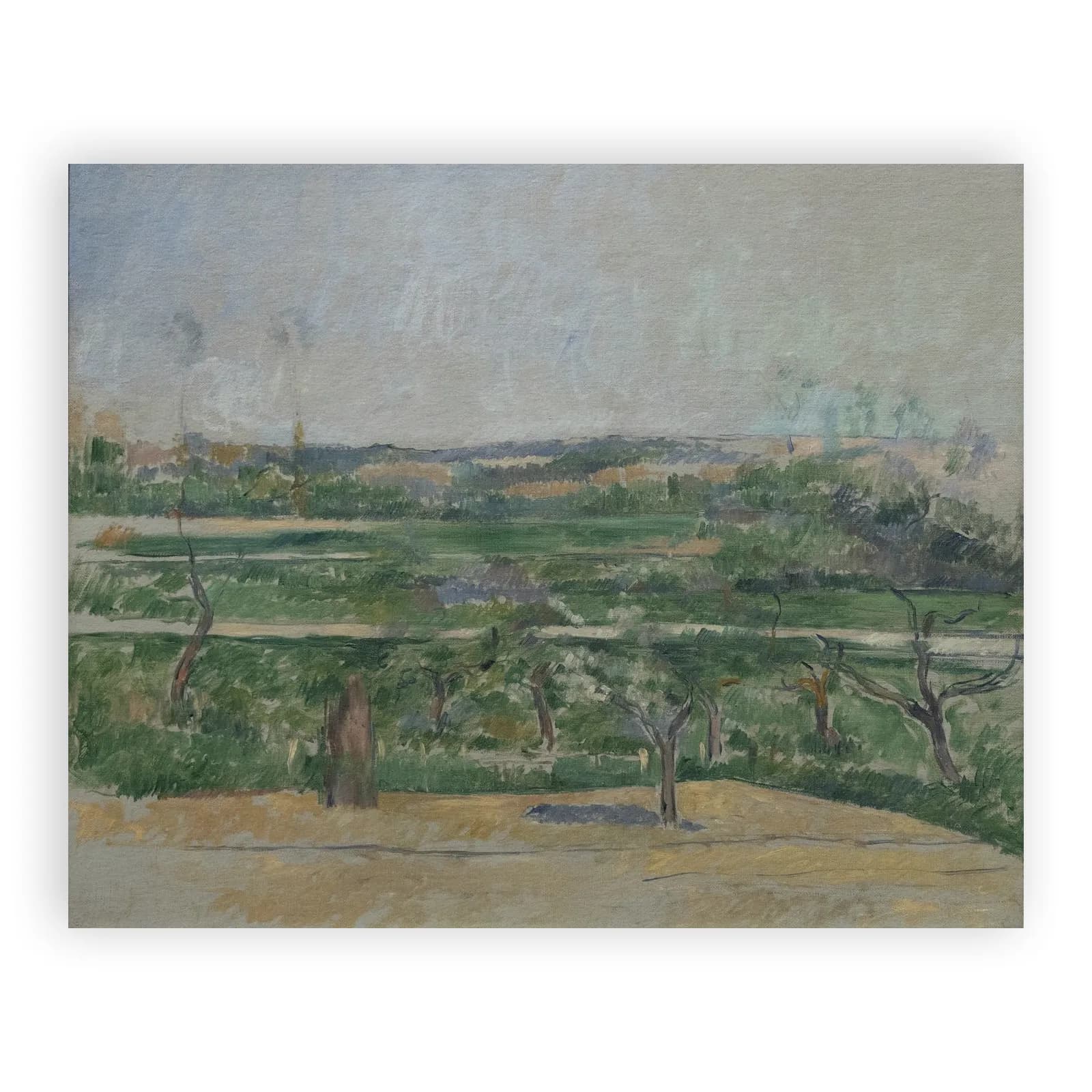 Paysage à Aix-en-Provence by Paul Cezanne - view 6 thumbnail