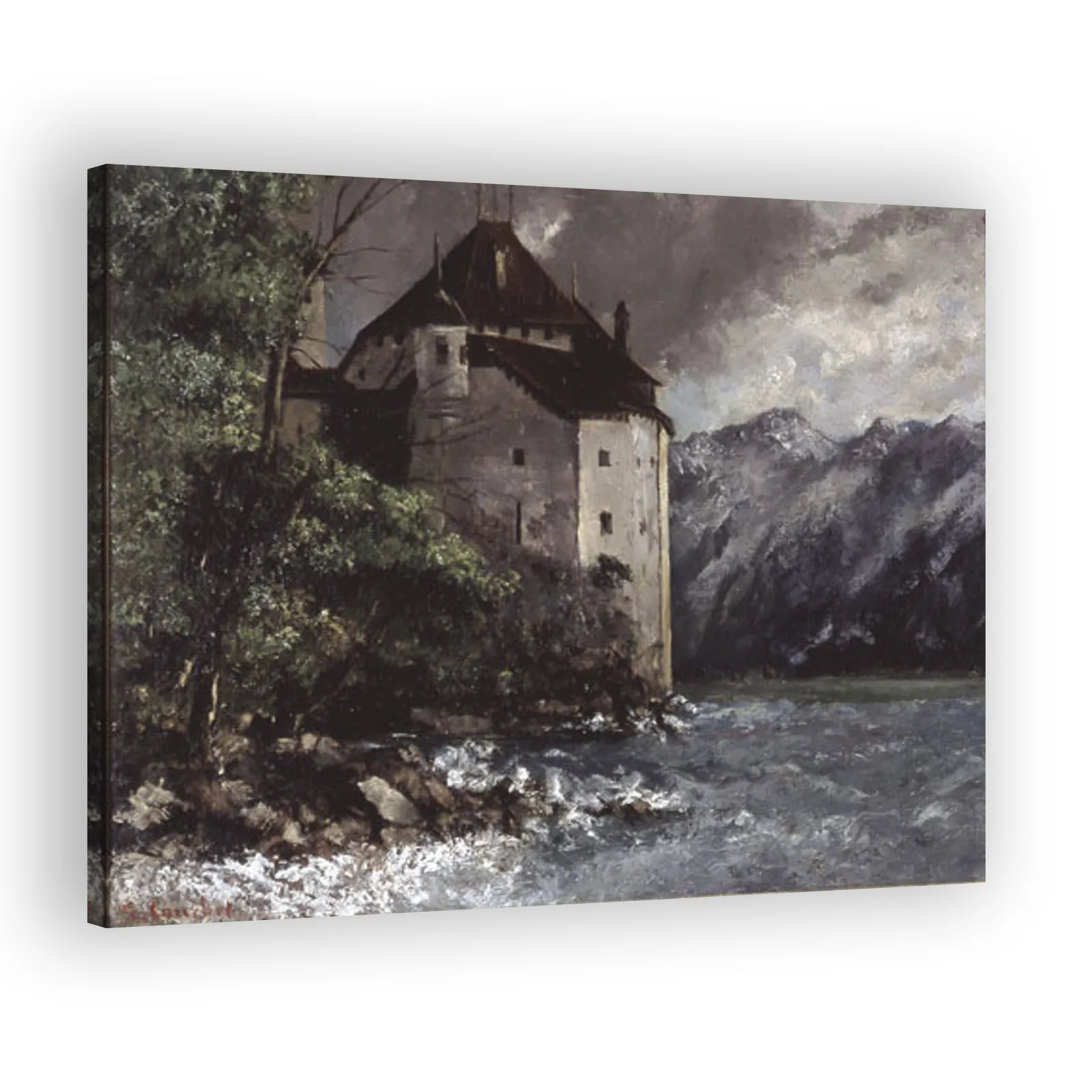 Chillon Castle by Gustave Courbet - view 2 thumbnail
