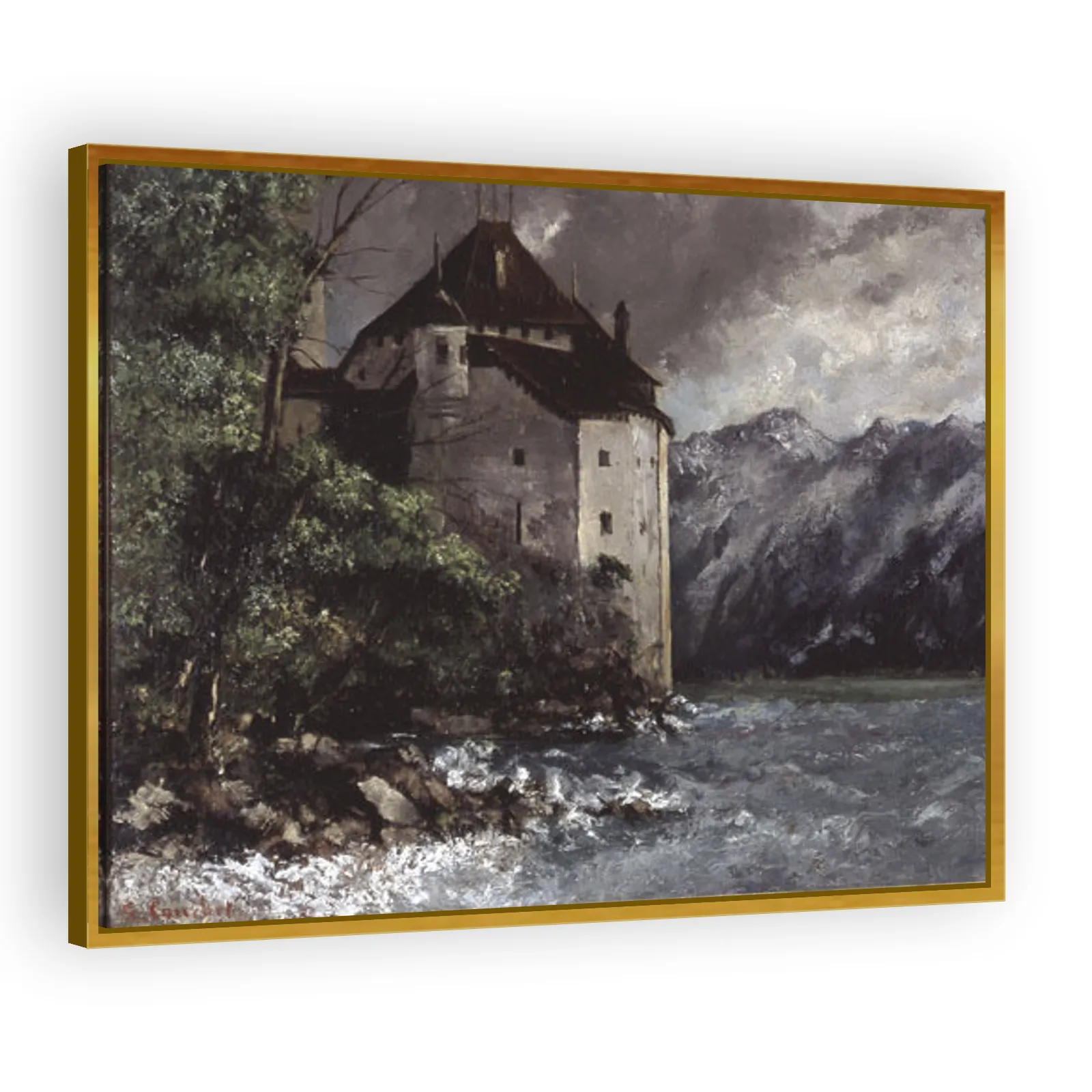 Chillon Castle by Gustave Courbet - view 3 thumbnail