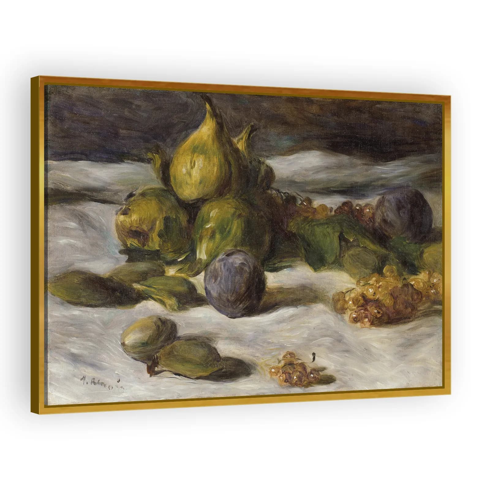 Fruit Still Life (Figs and Currants) by Pierre Auguste Renoir - view 3 thumbnail