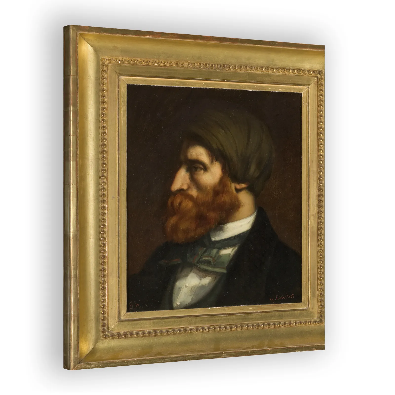Portrait de Bruyas de profil by Gustave Courbet - view 2 thumbnail