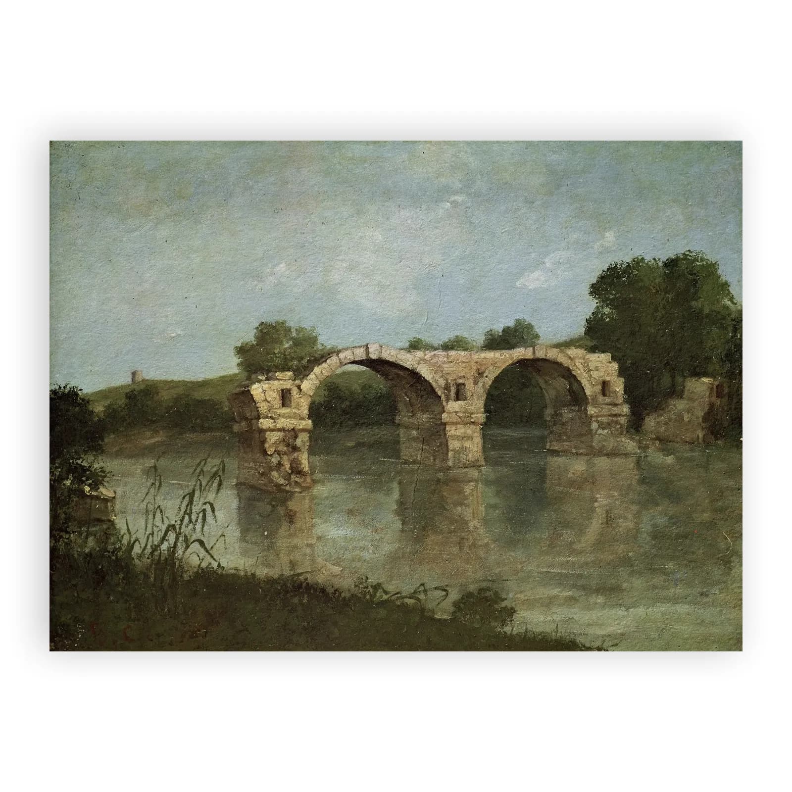 Le pont d'Ambrussum by Gustave Courbet - view 6 thumbnail