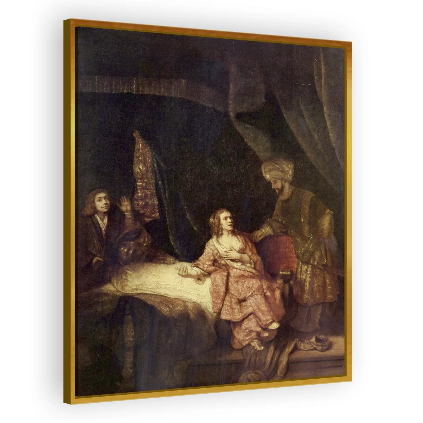 Joseph Accused by Potiphar's Wife by Rembrandt Van Rijn - view 3 thumbnail