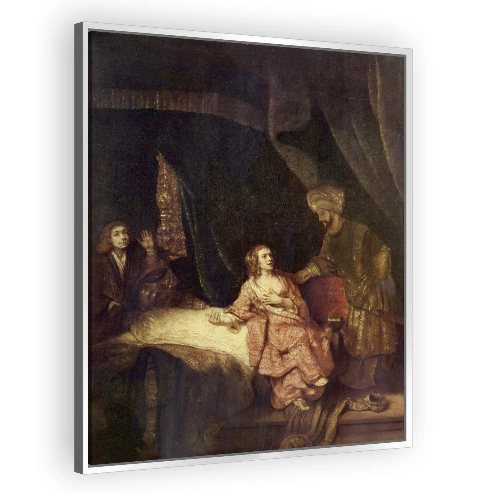 Joseph Accused by Potiphar's Wife by Rembrandt Van Rijn - view 4 thumbnail