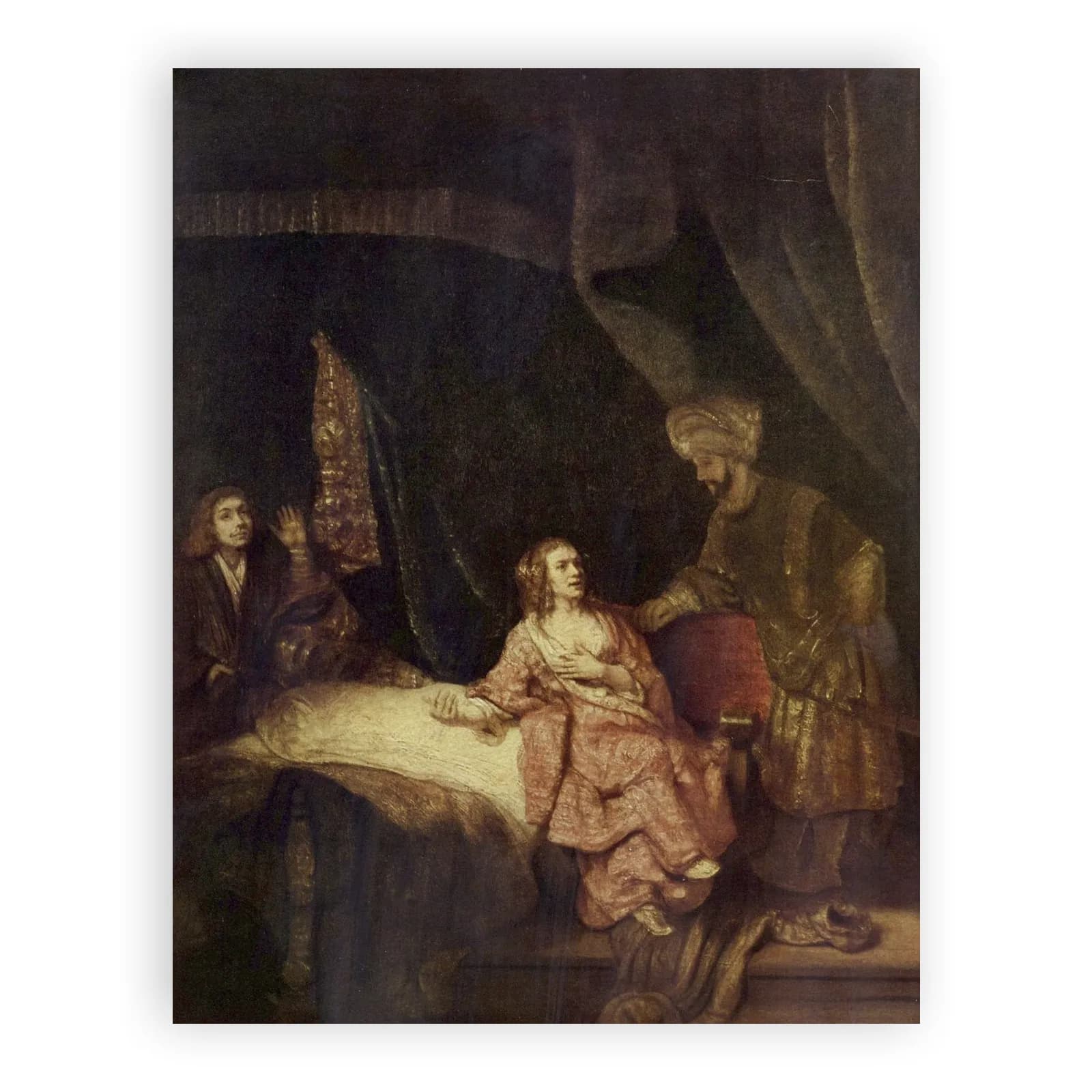 Joseph Accused by Potiphar's Wife by Rembrandt Van Rijn - view 6 thumbnail