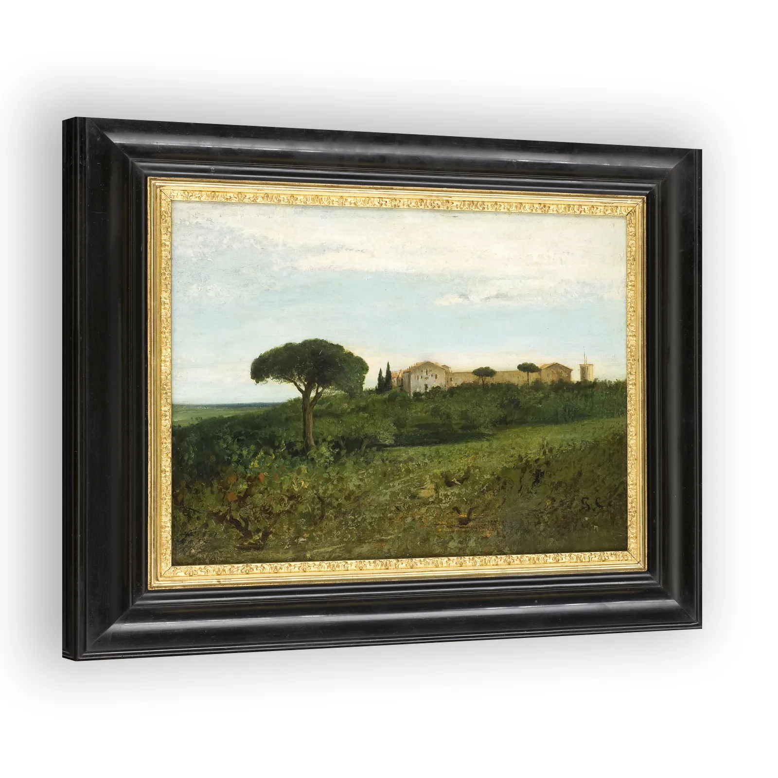 Vue de la Tour de Farges by Gustave Courbet - view 2 thumbnail