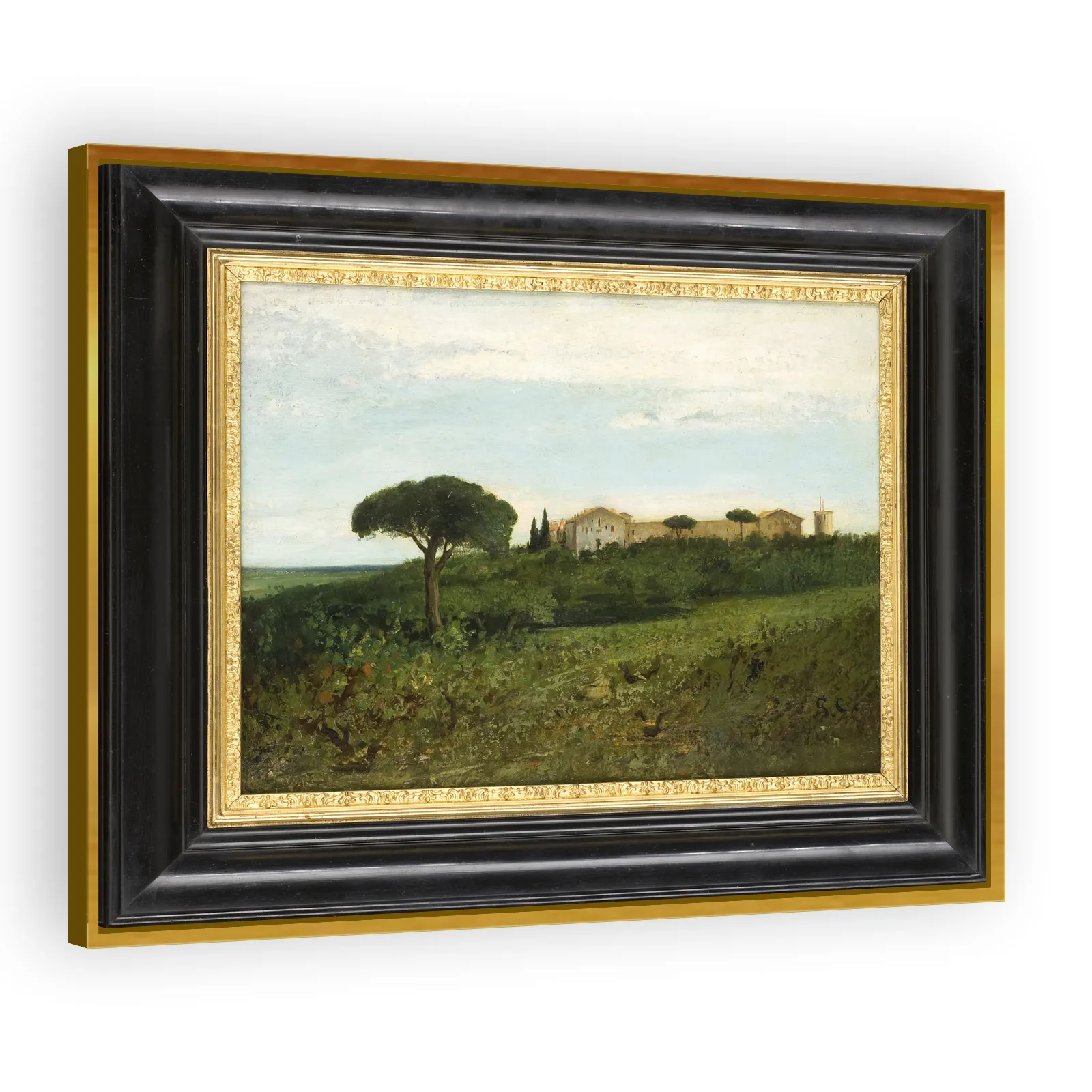 Vue de la Tour de Farges by Gustave Courbet - view 3 thumbnail