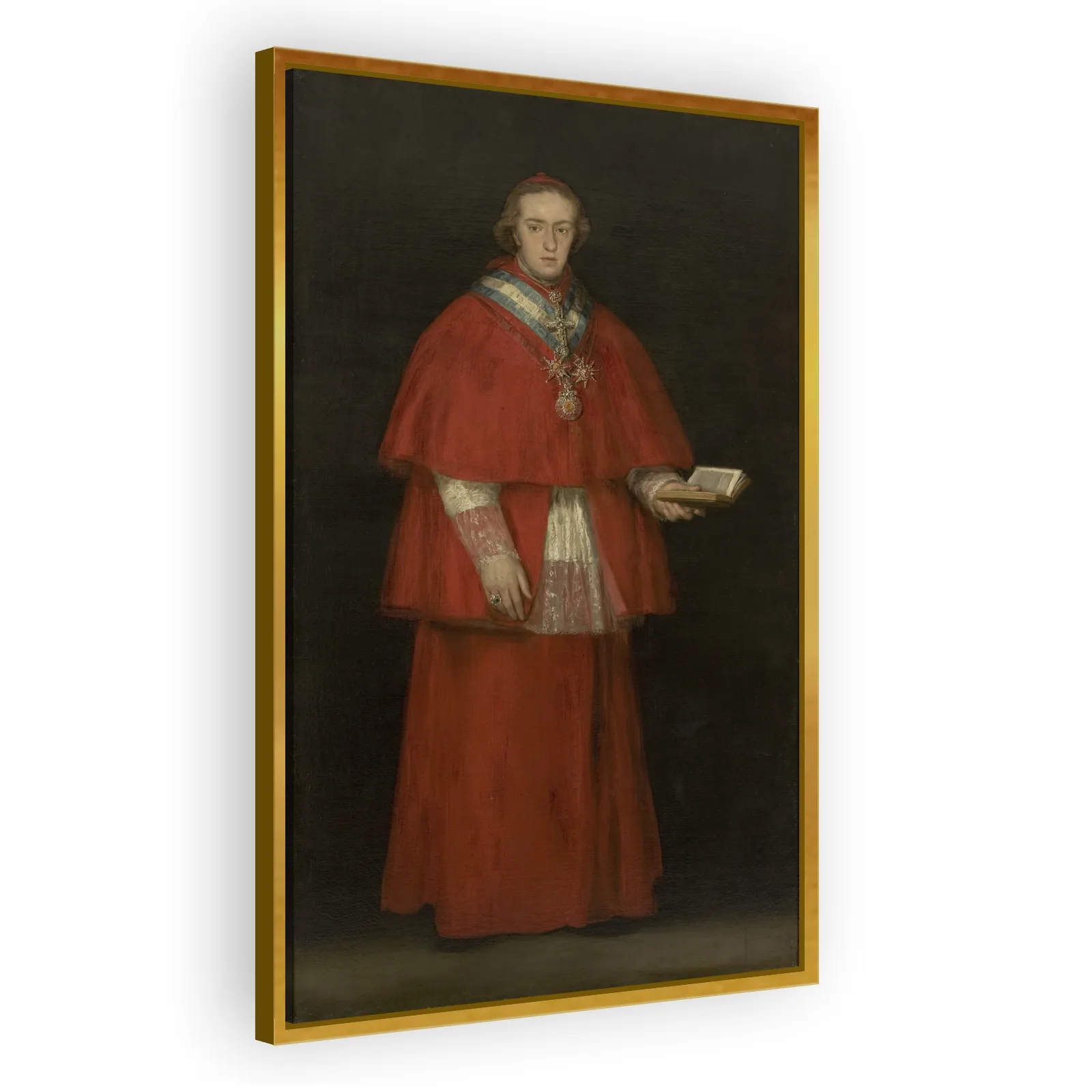 Cardinal Luis María de Borbón y Vallabriga by Francisco Goya - view 3 thumbnail
