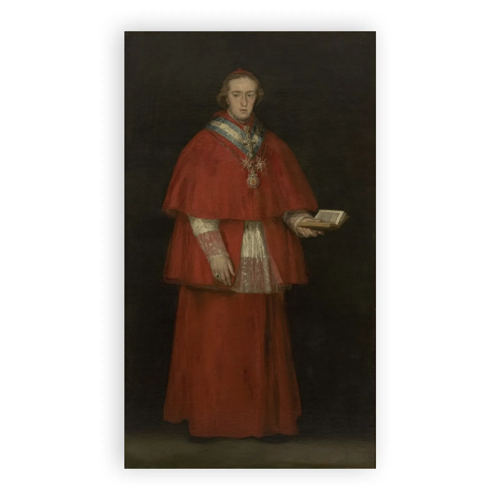 Cardinal Luis María de Borbón y Vallabriga by Francisco Goya - view 6 thumbnail