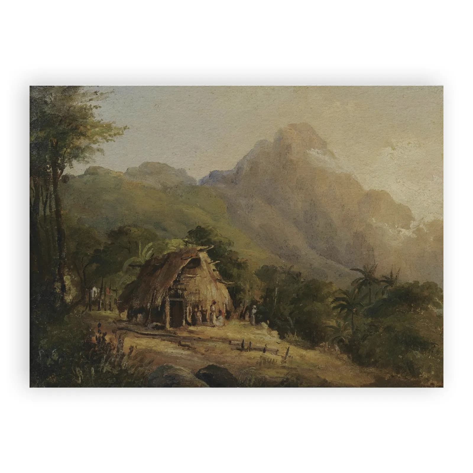 Hut in a Mountain Landscape, Galipan by Camille Pissarro - view 6 thumbnail