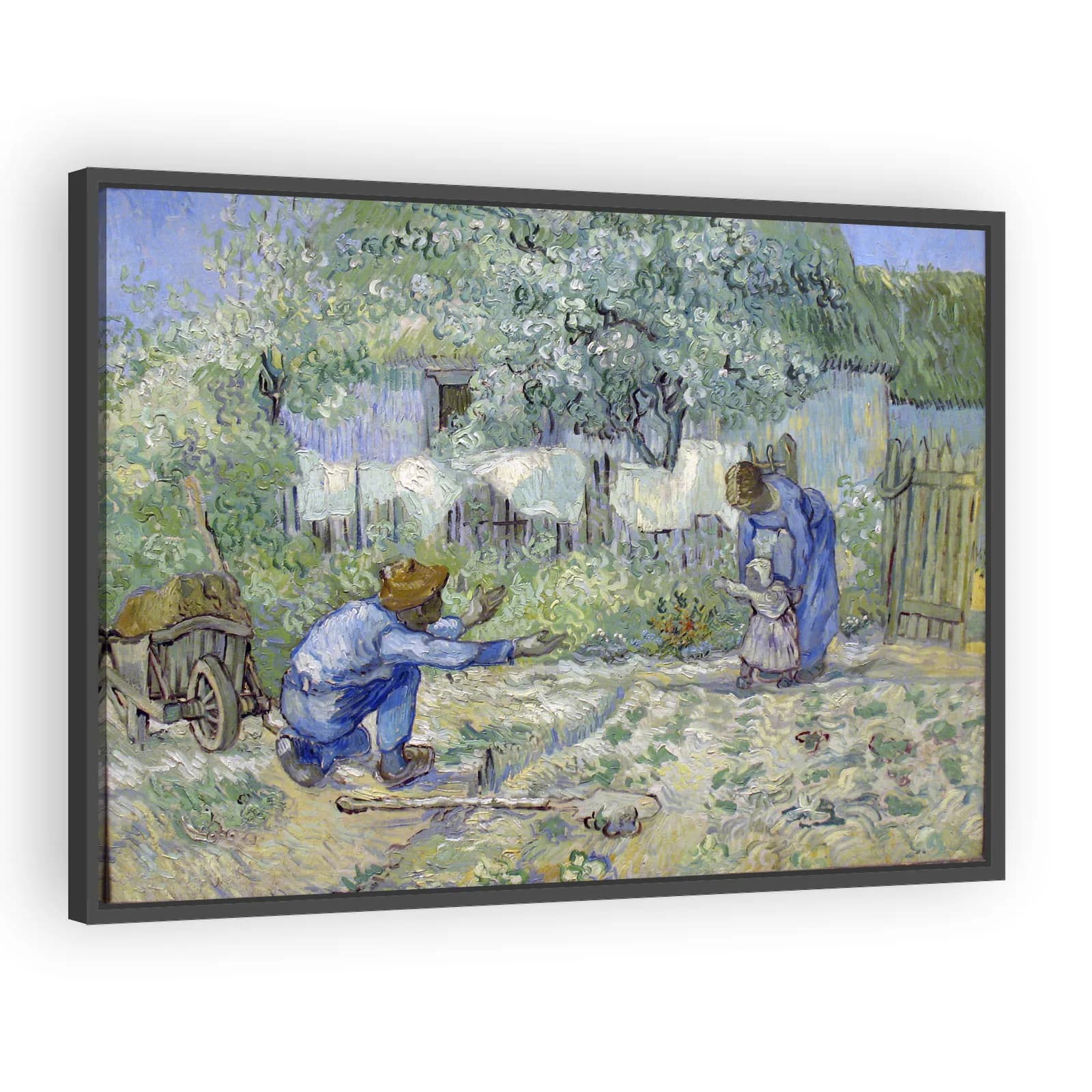 First Steps, after Millet by Vincent Van Gogh