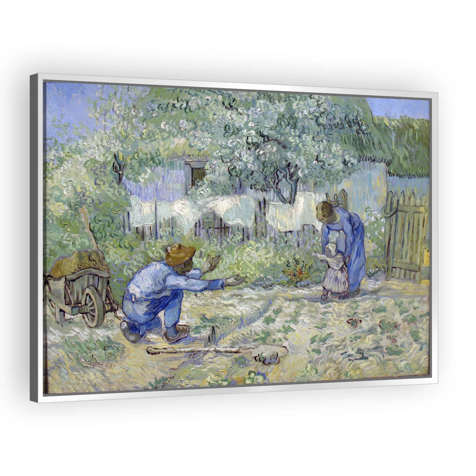 First Steps, after Millet by Vincent Van Gogh - view 4 thumbnail