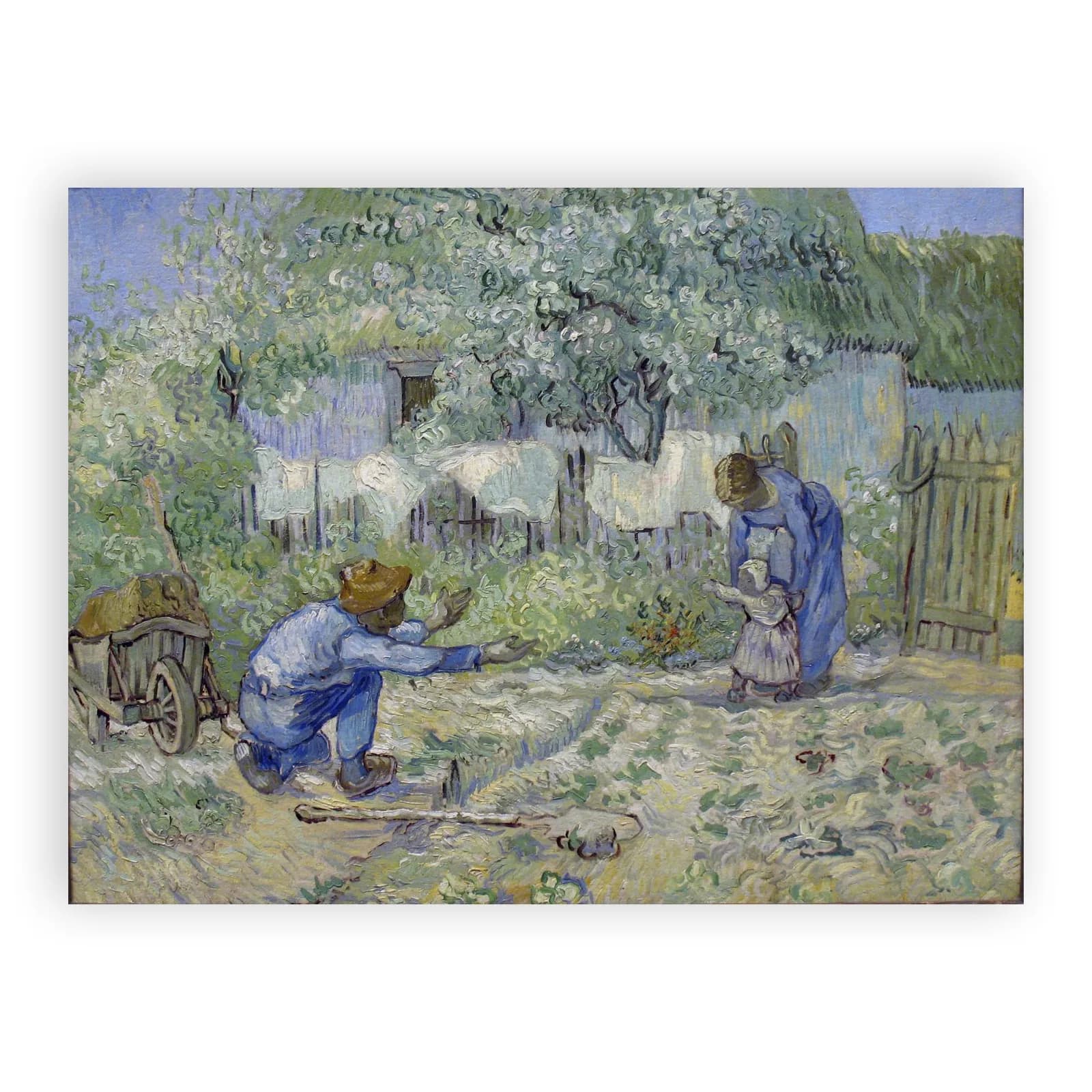 First Steps, after Millet by Vincent Van Gogh - view 6 thumbnail