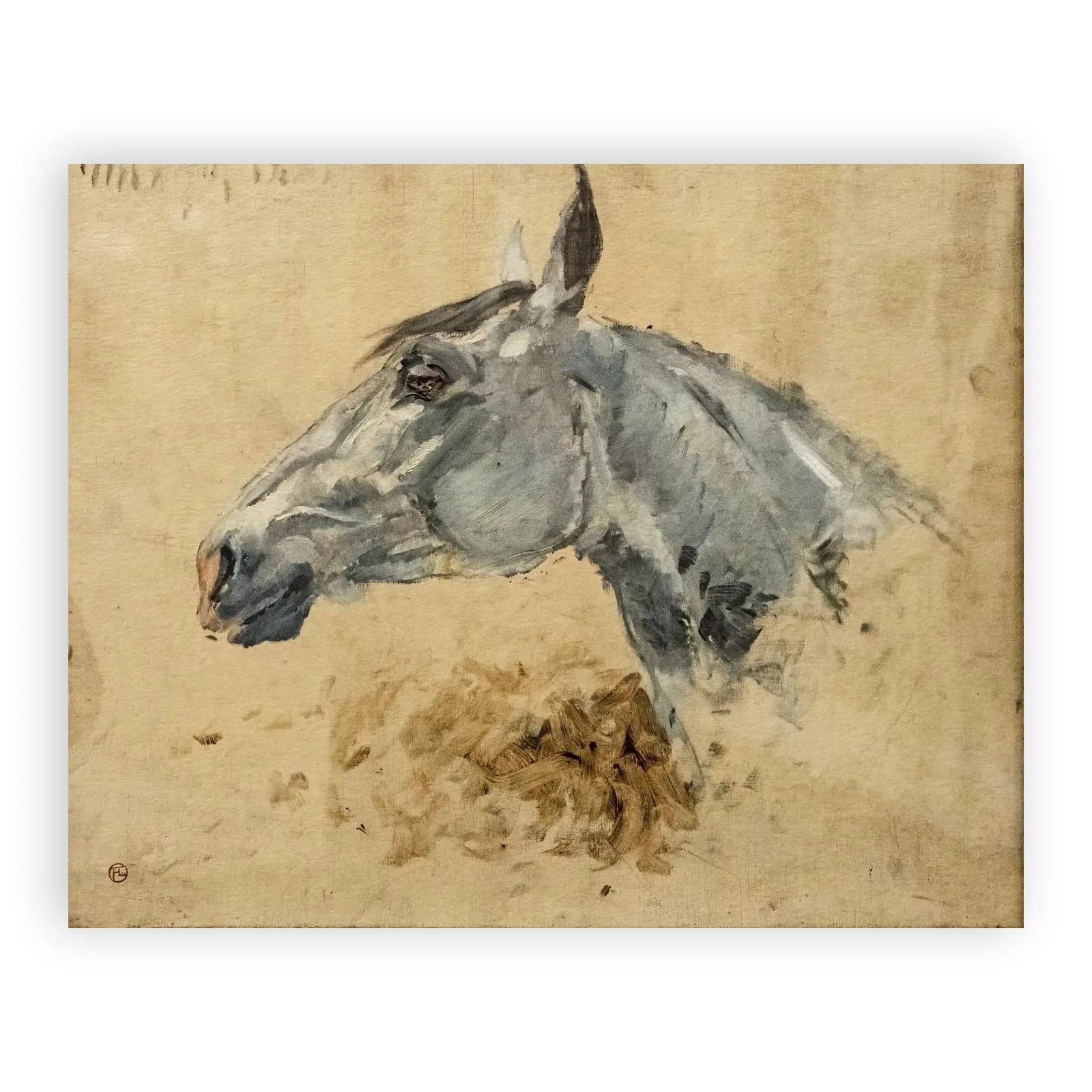 White Horse Gazelle by Henri De Toulouse Lautrec - view 6 thumbnail