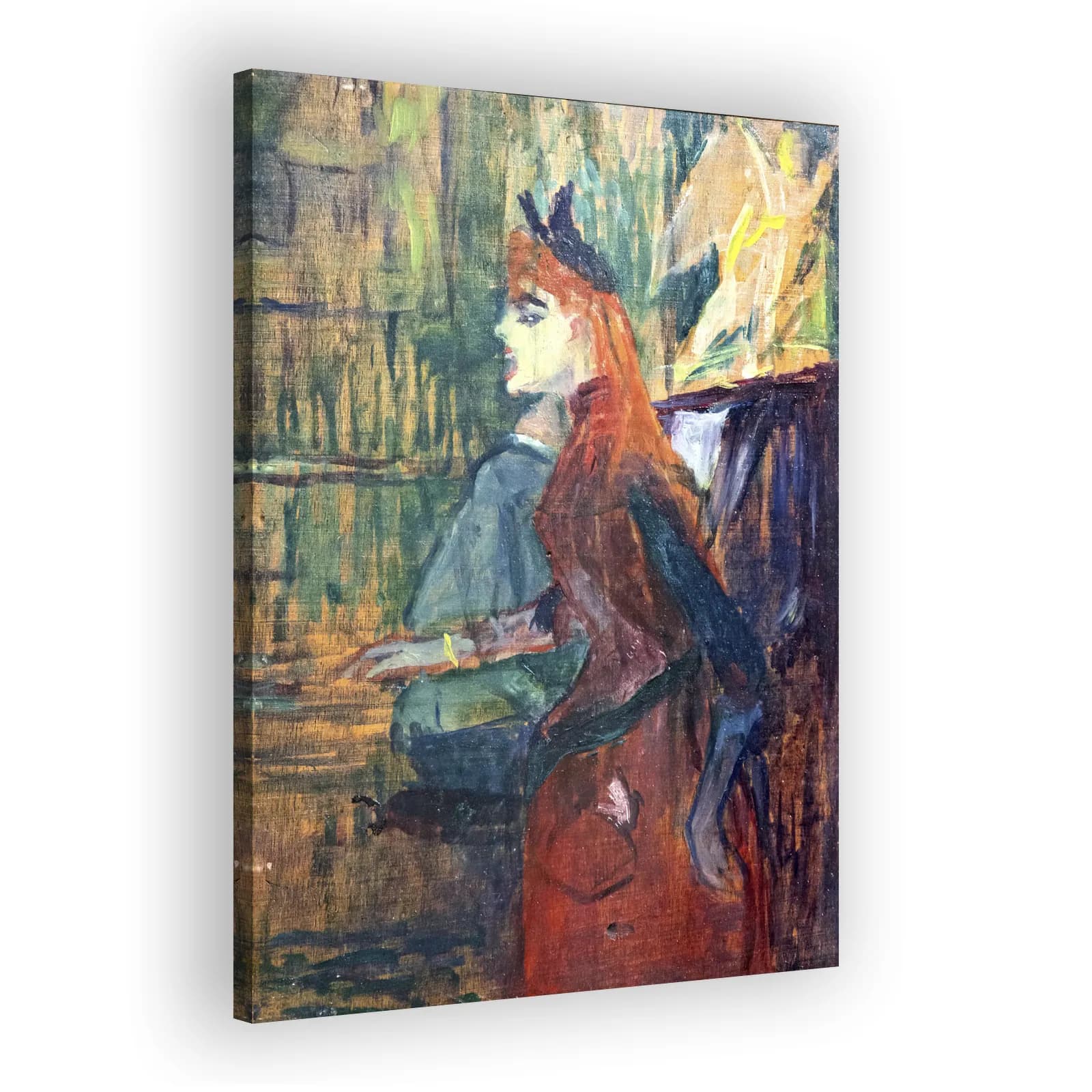 The Singing Lesson by Henri De Toulouse Lautrec - view 2 thumbnail