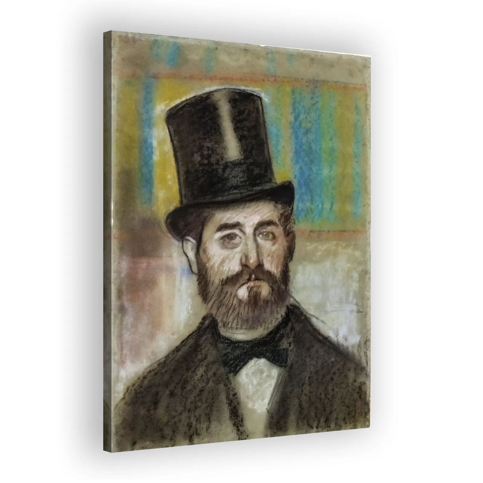 The Man with Opera Hat by Edgar Degas - view 2 thumbnail