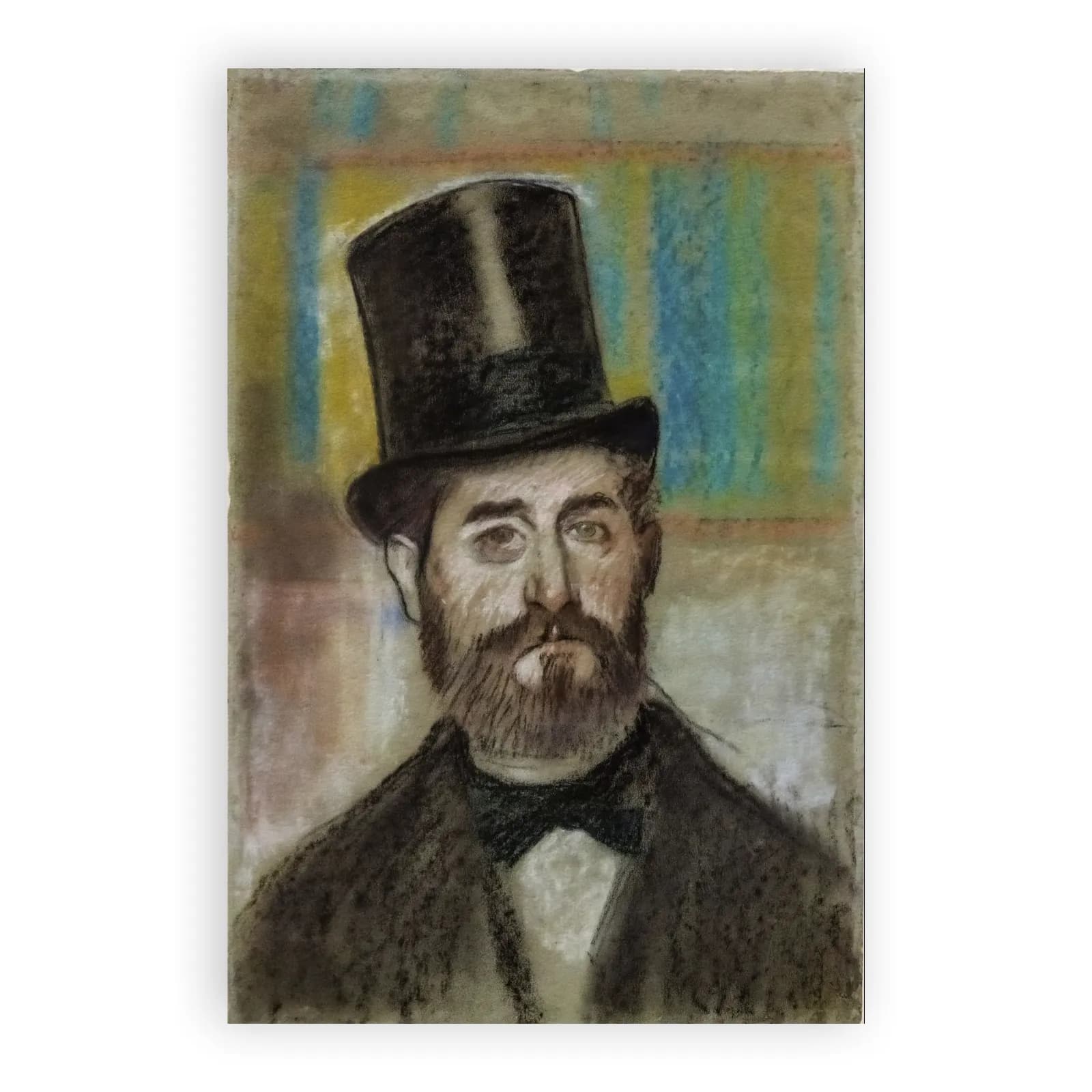 The Man with Opera Hat by Edgar Degas - view 6 thumbnail