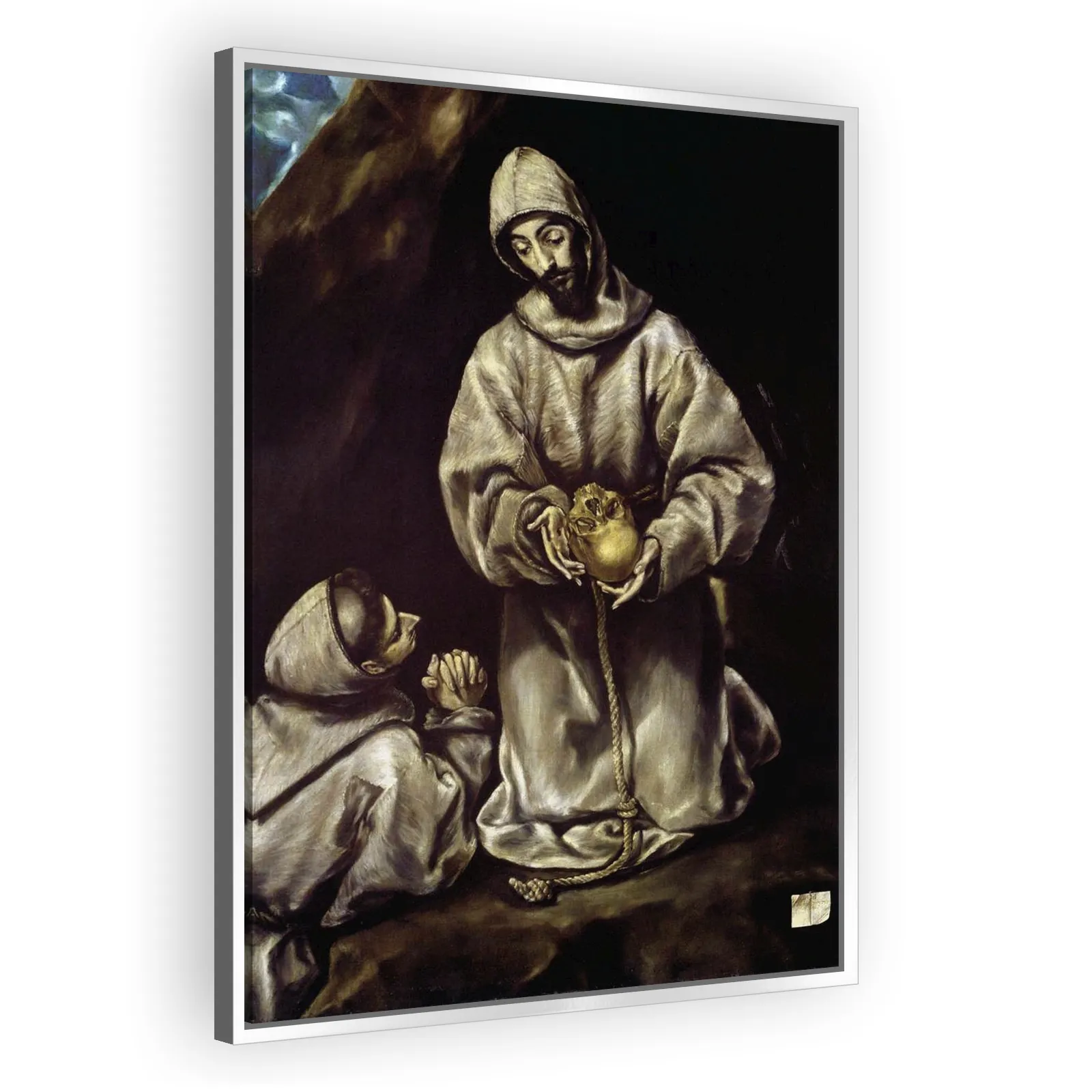 St. Francis and Brother Leo Meditating on Death by El Greco - view 4 thumbnail