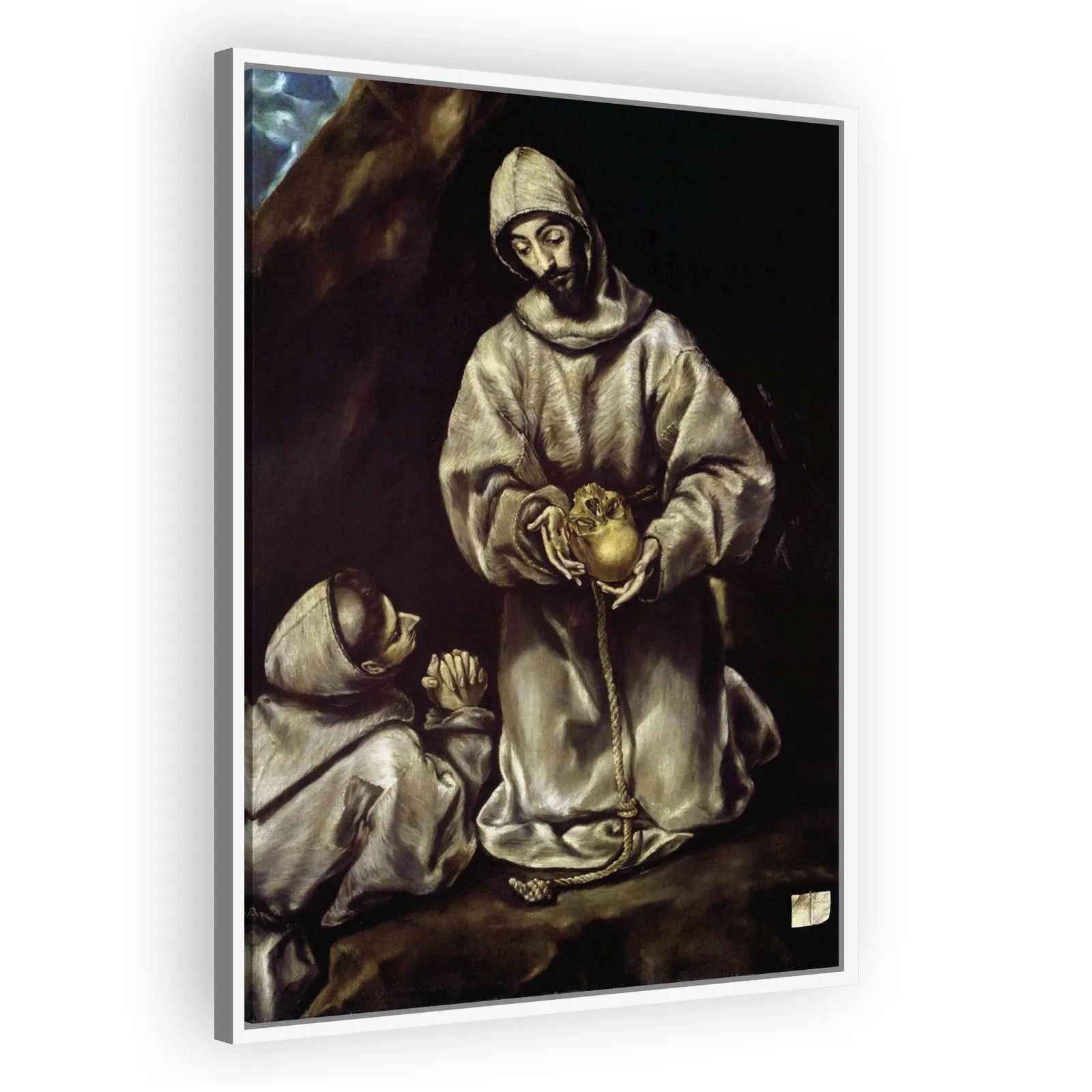 St. Francis and Brother Leo Meditating on Death by El Greco - view 5 thumbnail