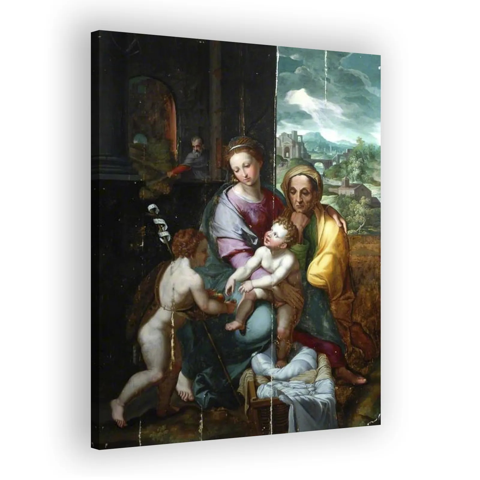 Holy Family with Saint Elizabeth and the Infant Saint John the Baptist by Raphael - view 2 thumbnail