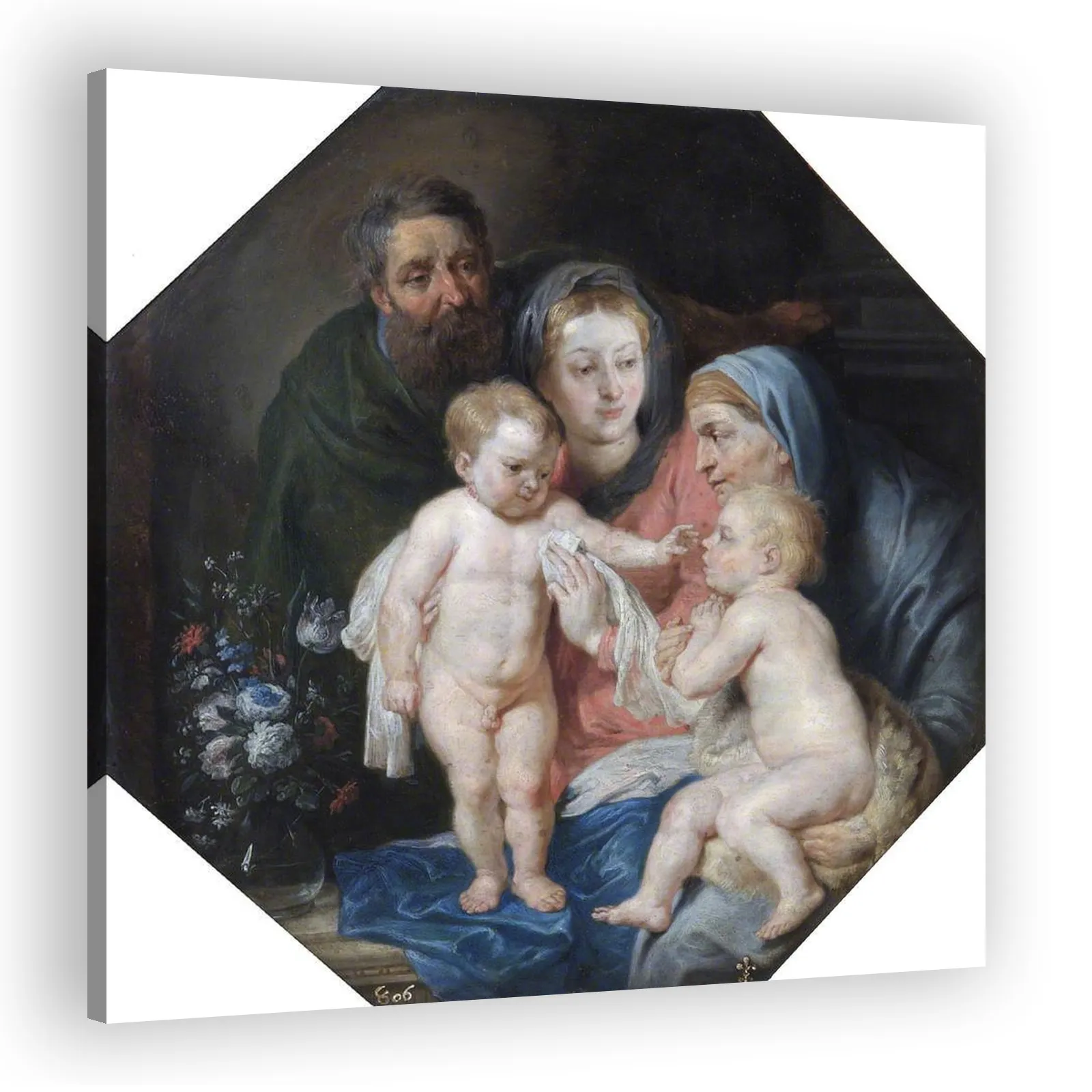 The Holy Family with Saint Elizabeth and the Infant Saint John by Peter Paul Rubens - view 2 thumbnail