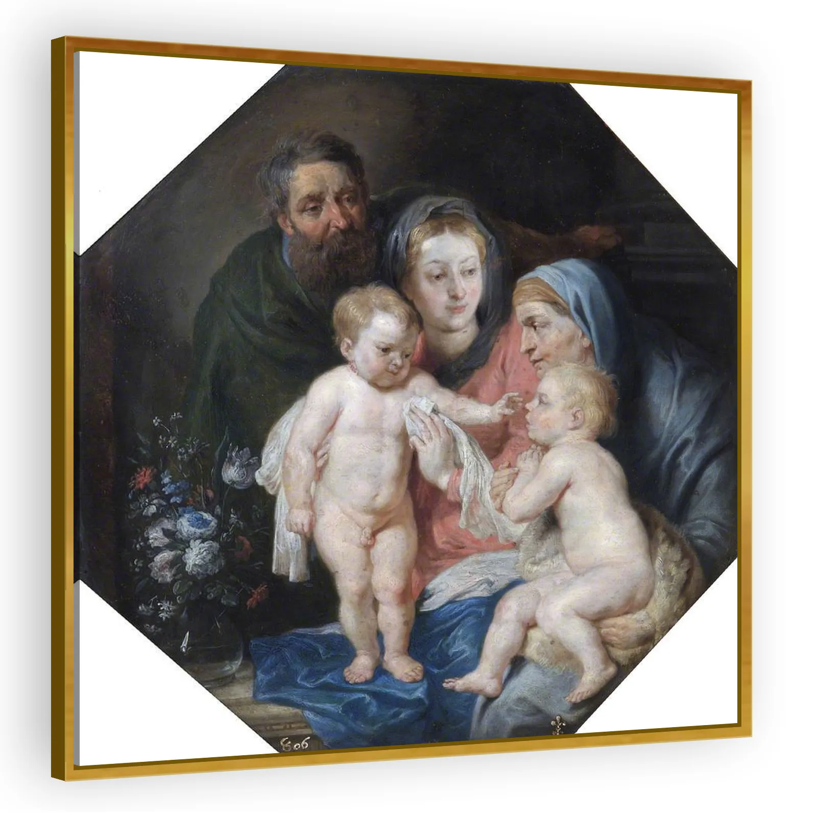 The Holy Family with Saint Elizabeth and the Infant Saint John by Peter Paul Rubens - view 3 thumbnail