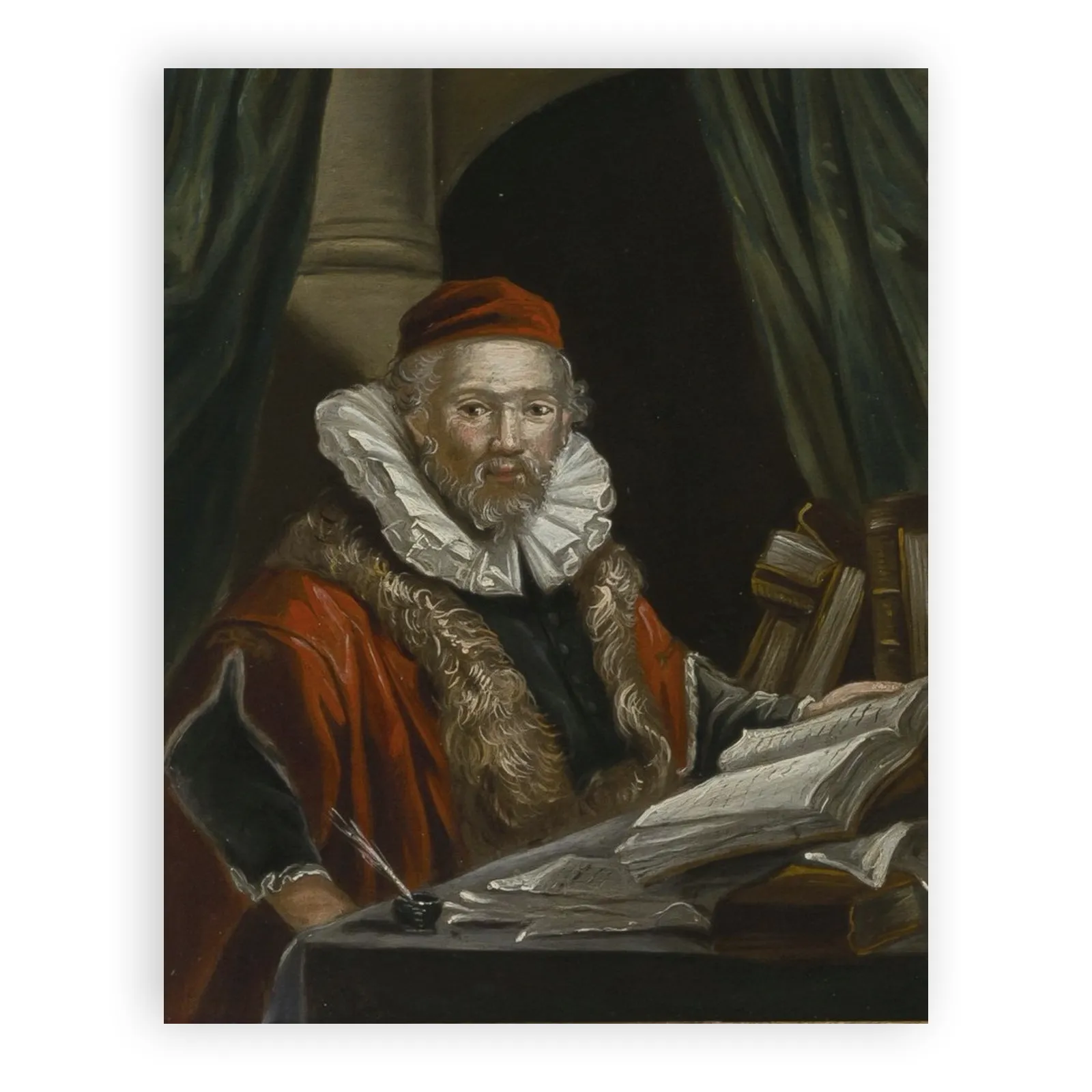 Jan Uytenbogaert, Preacher of the Remonstrants by Rembrandt Van Rijn - view 6 thumbnail
