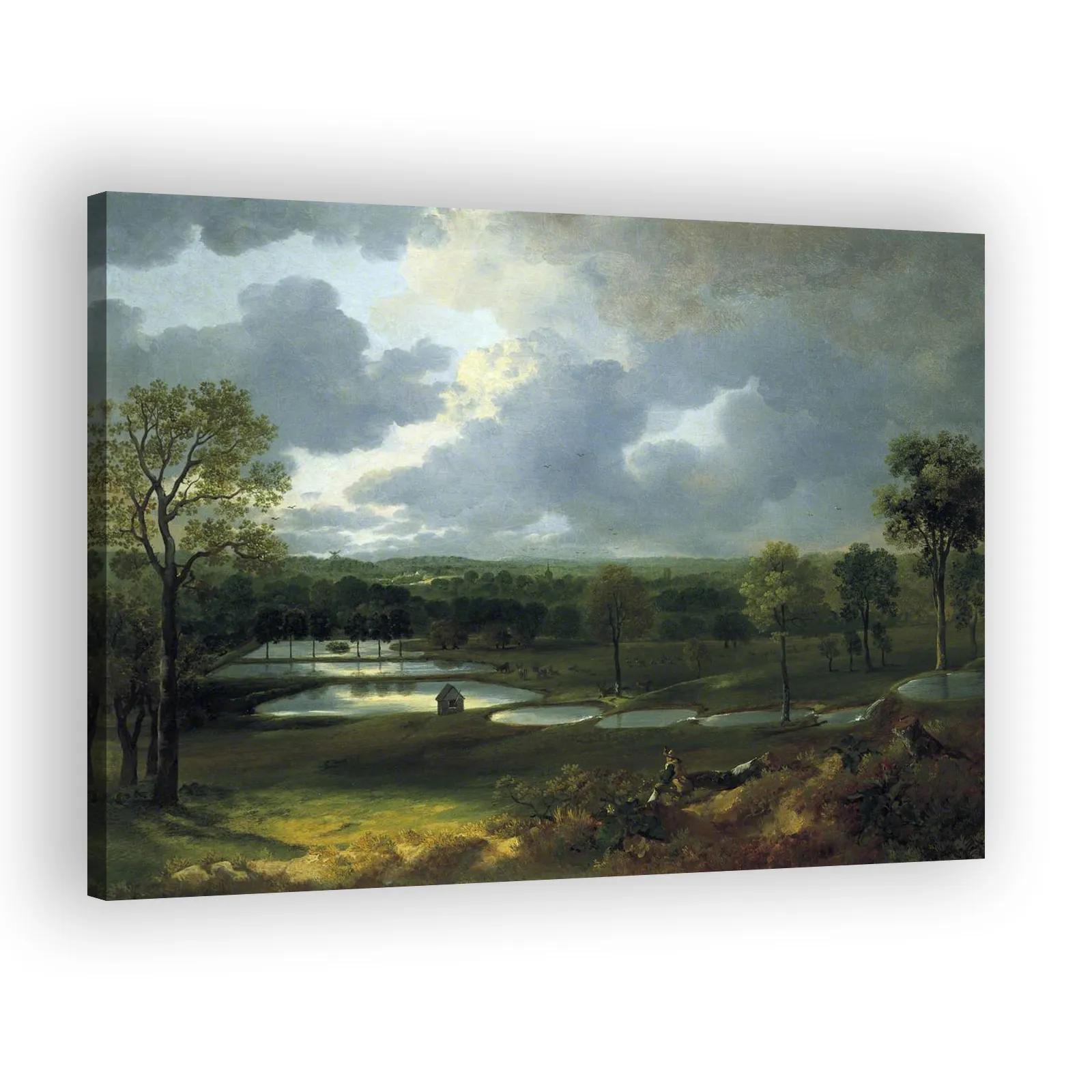 Holywells Park, Ipswich by Thomas Gainsborough - view 2 thumbnail