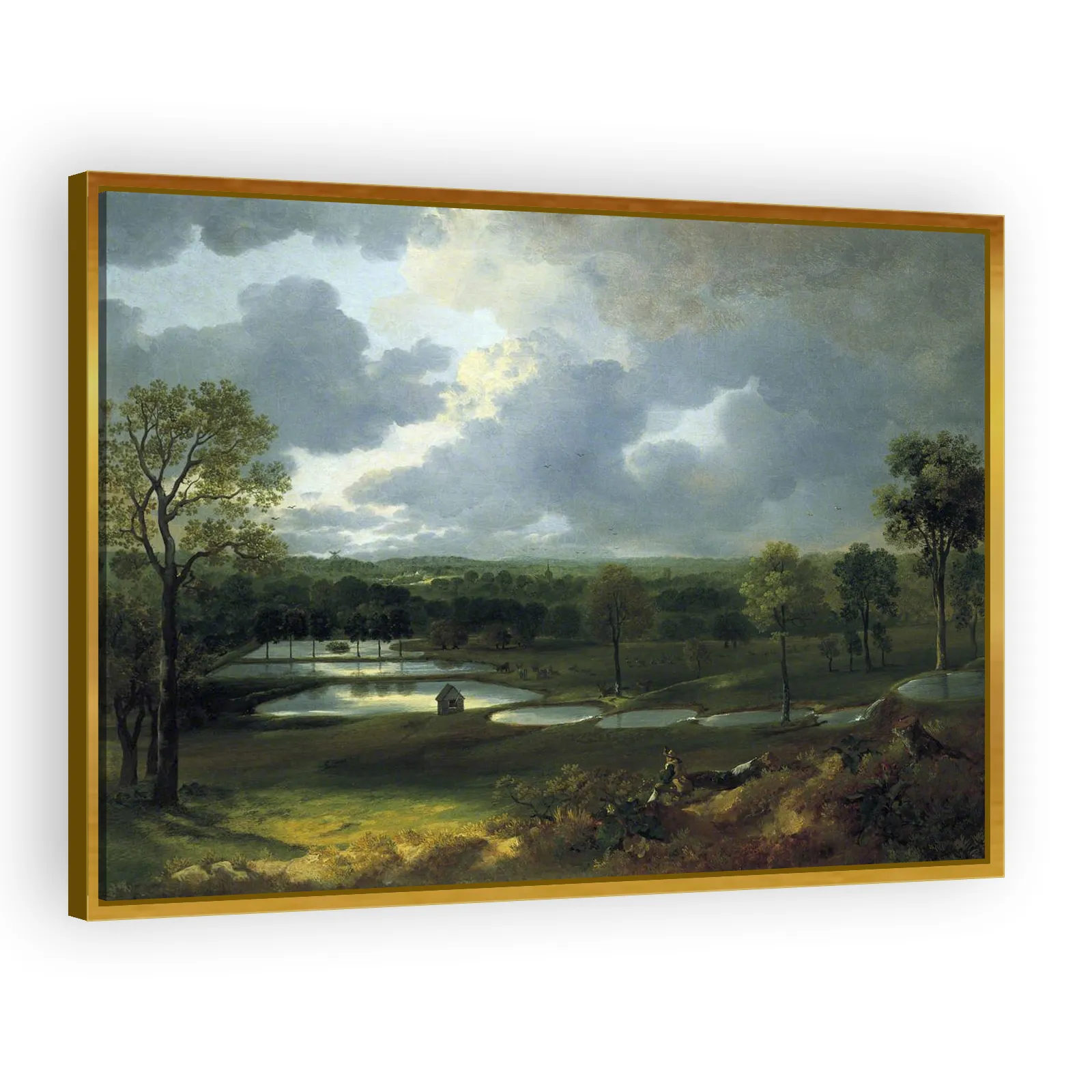 Holywells Park, Ipswich by Thomas Gainsborough - view 3 thumbnail