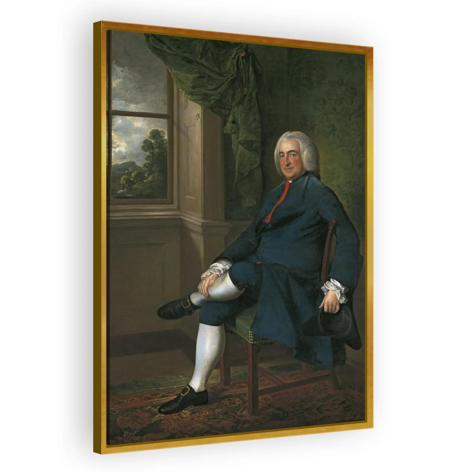 Robert Craggs Nugent (1702–1788) by Thomas Gainsborough - view 3 thumbnail