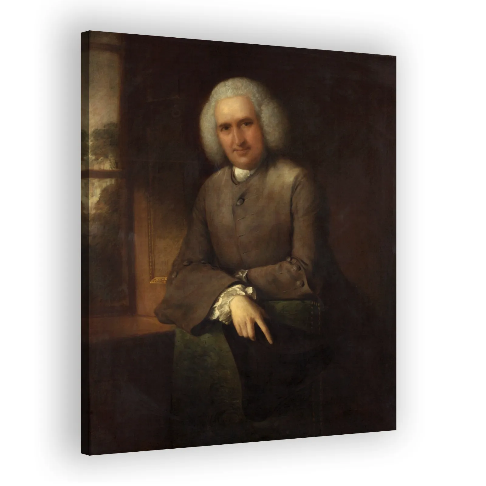 Dr Abel Moysey (1715–1780) by Thomas Gainsborough - view 2 thumbnail