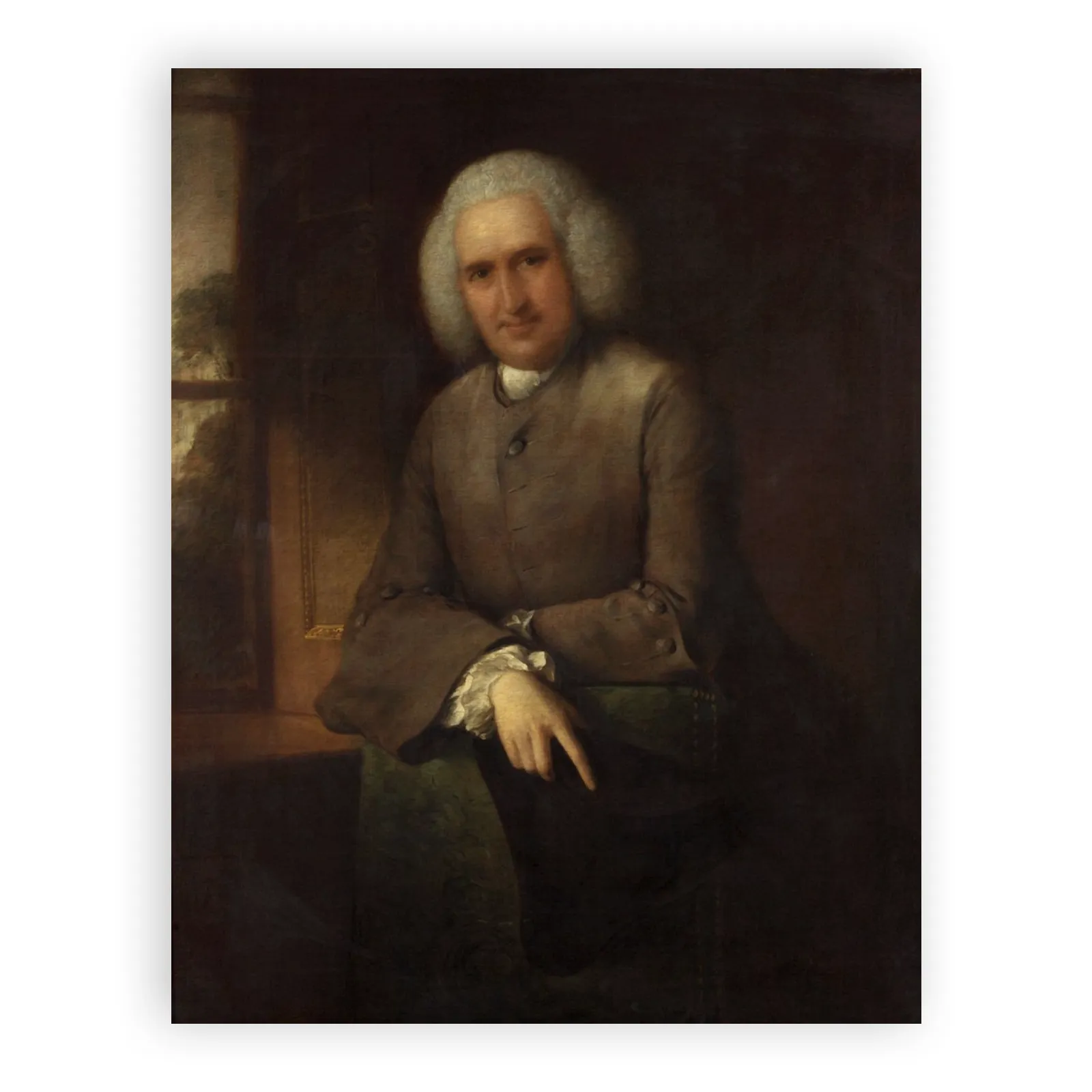 Dr Abel Moysey (1715–1780) by Thomas Gainsborough - view 6 thumbnail