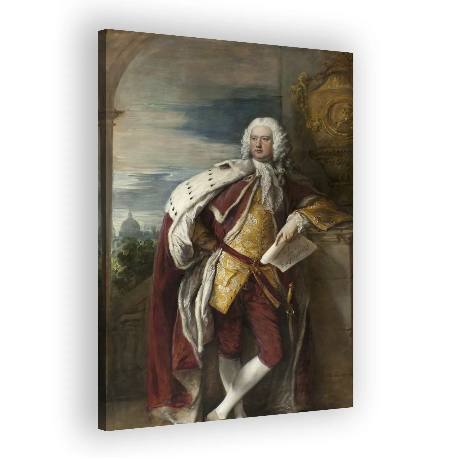 Jacob Bouverie (1694–1761), First Viscount Folkestone and First President of the Society of Arts by Thomas Gainsborough - view 2 thumbnail
