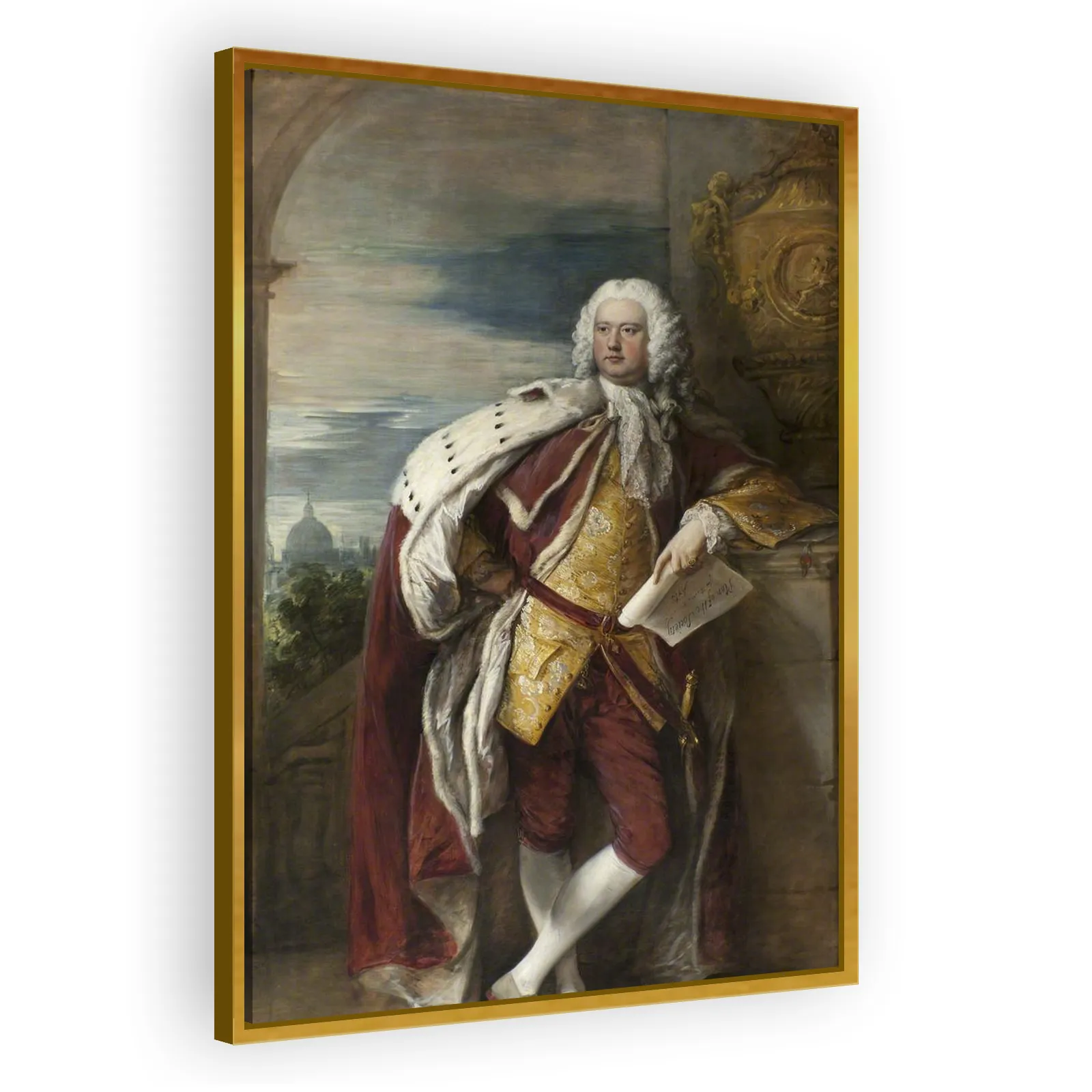 Jacob Bouverie (1694–1761), First Viscount Folkestone and First President of the Society of Arts by Thomas Gainsborough - view 3 thumbnail