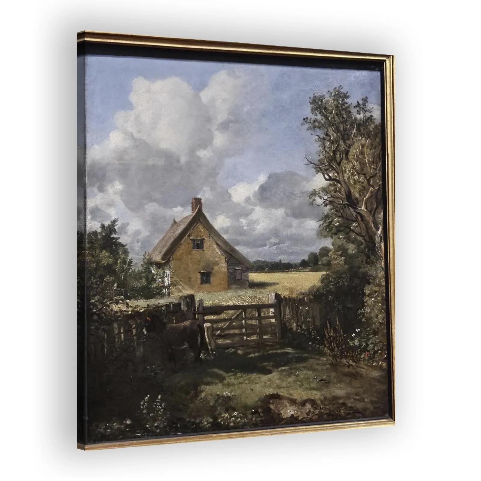 The Cottage in a Cornfield by John Constable - view 2 thumbnail
